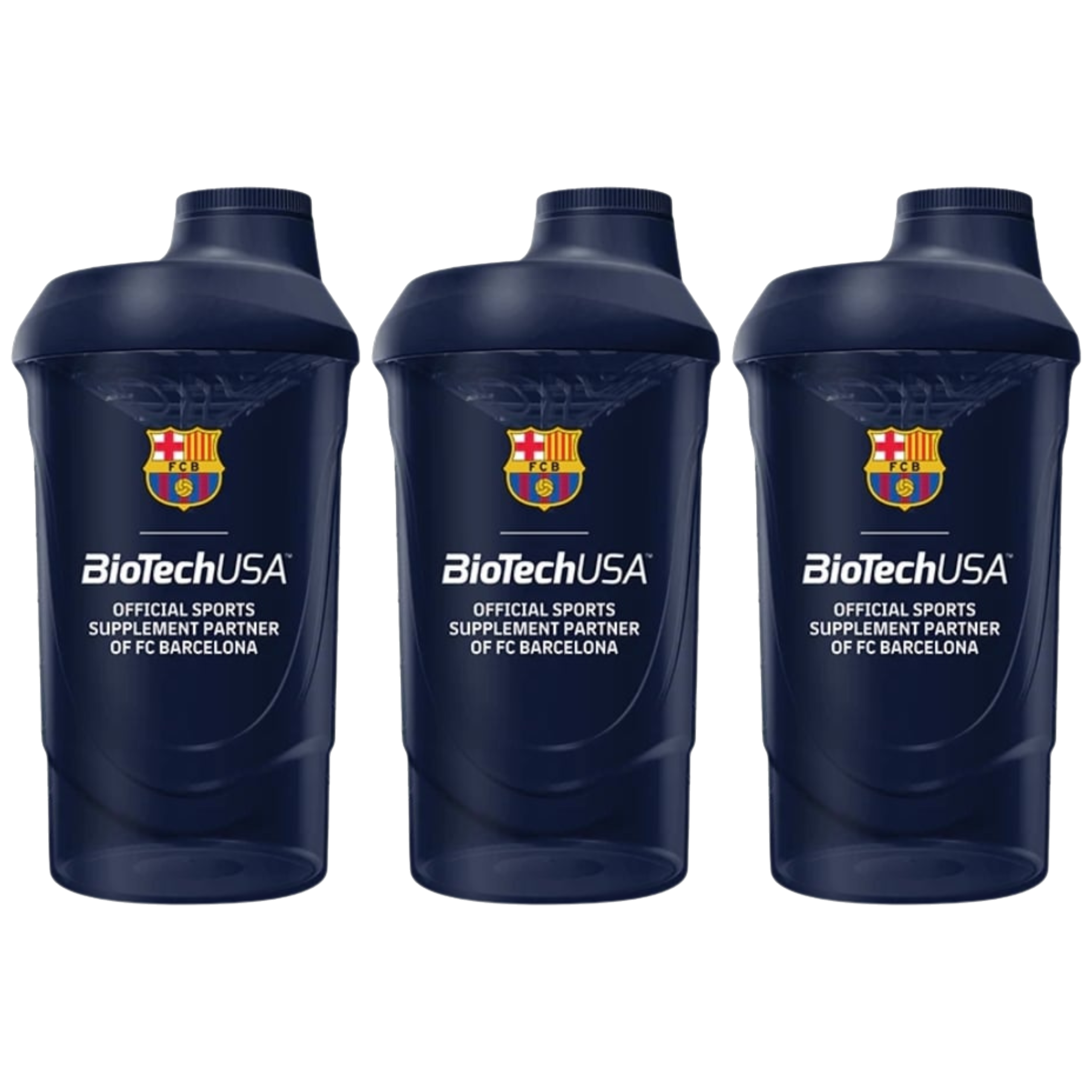 BIOTECH - Shaker Biotech FC Barcelona - 3x 600ml - Blue