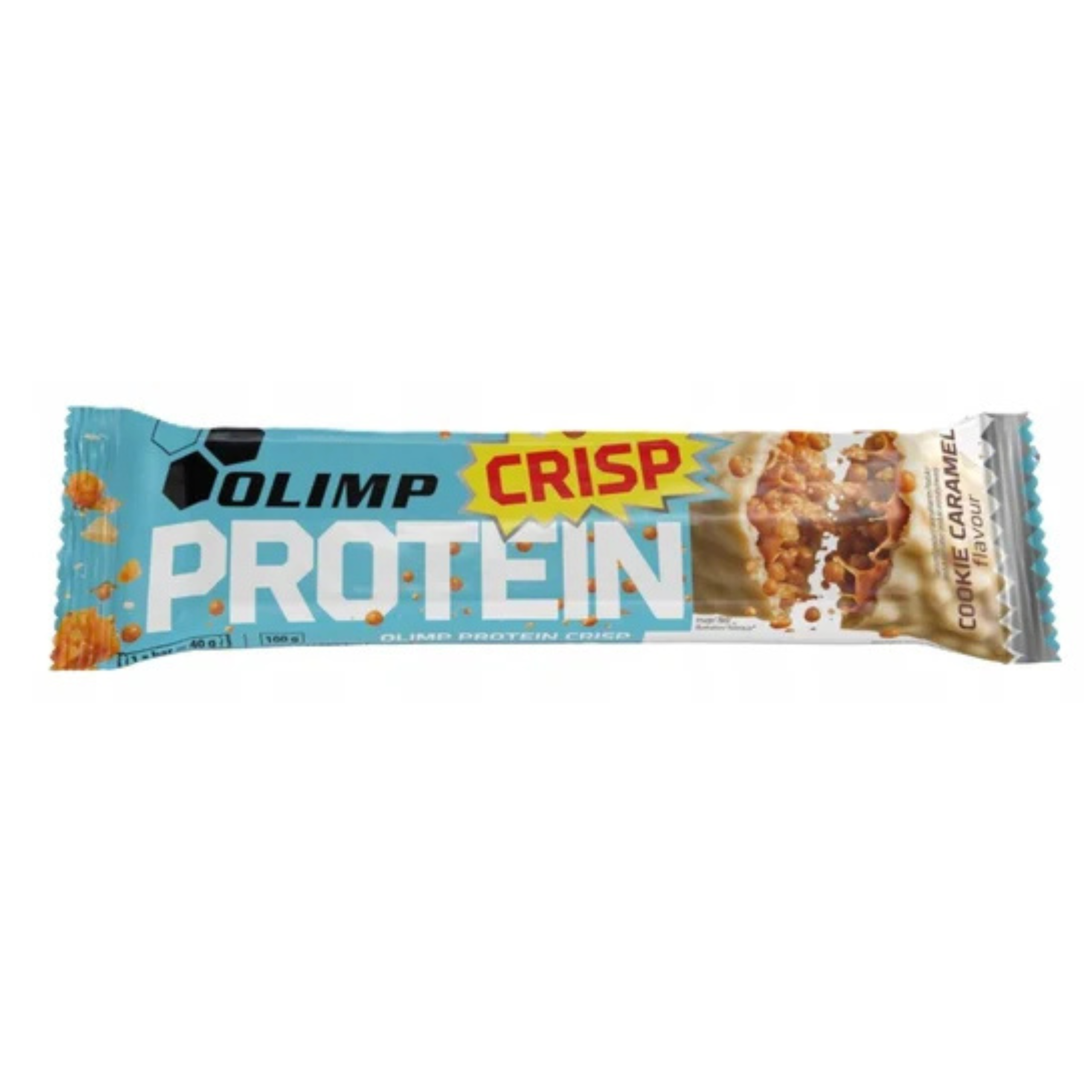 OLIMP - Protein Crisp Bar - 20x 2x 40g - Cookie Caramel