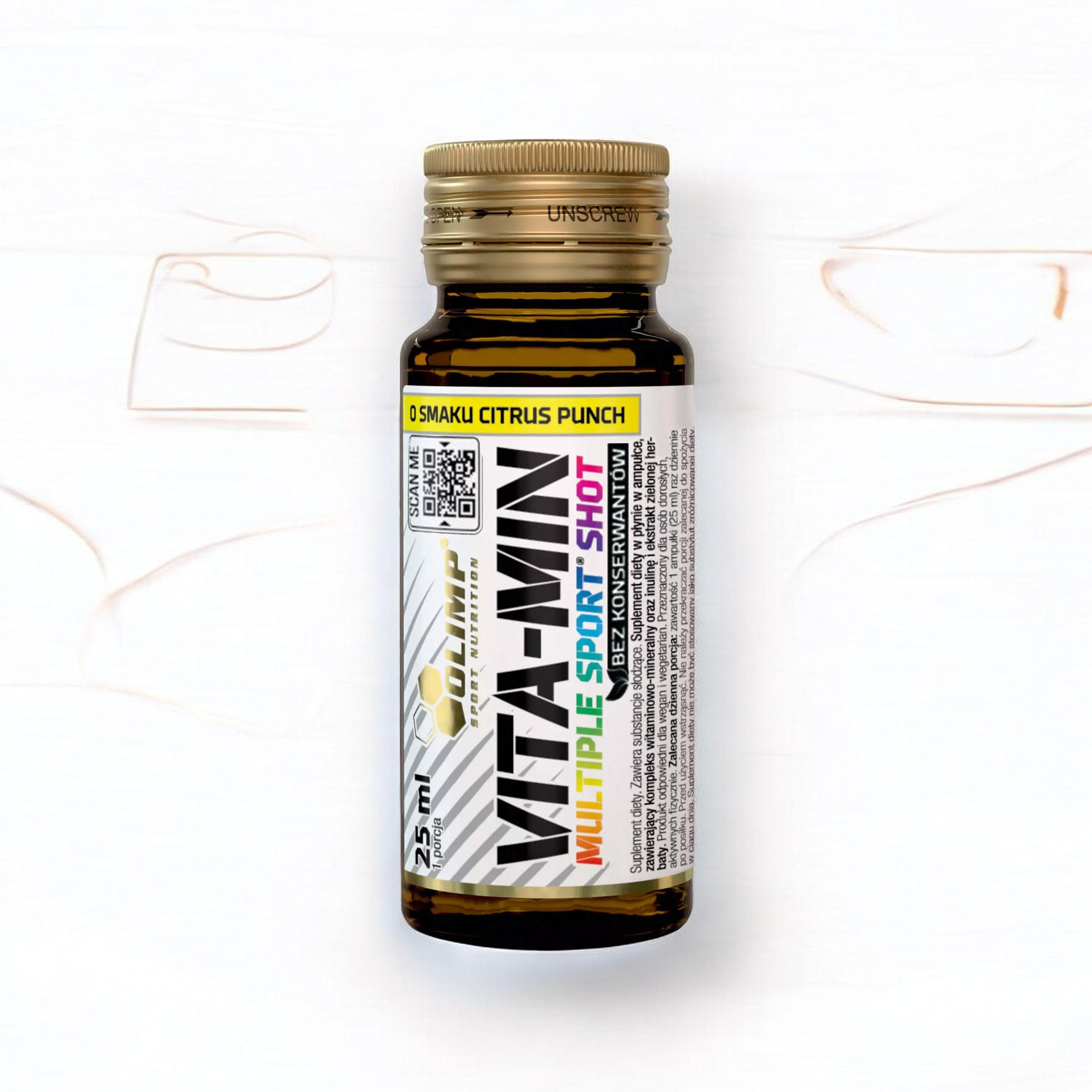 OLIMP Vita-Min Multiple Sport Shot - 2x 25ml - Citrus Punch