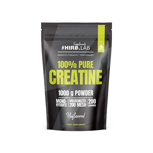 HIRO.LAB 100% Pure Creatine - 1000g - Unflavored - WYPRZEDAŻ - 31-05
