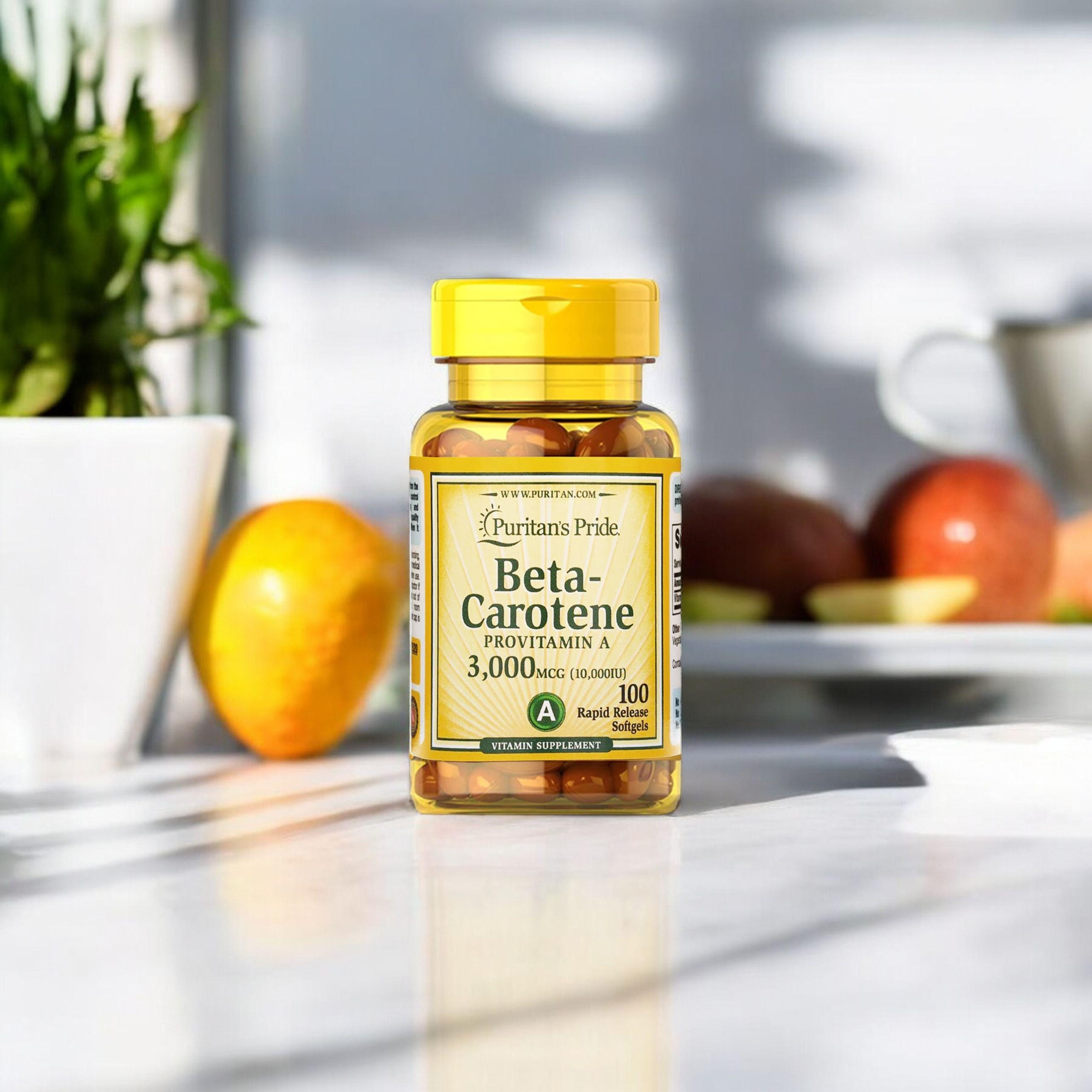 Puritan's Pride Beta - Carotene 10000IU - 2x 100soft gels