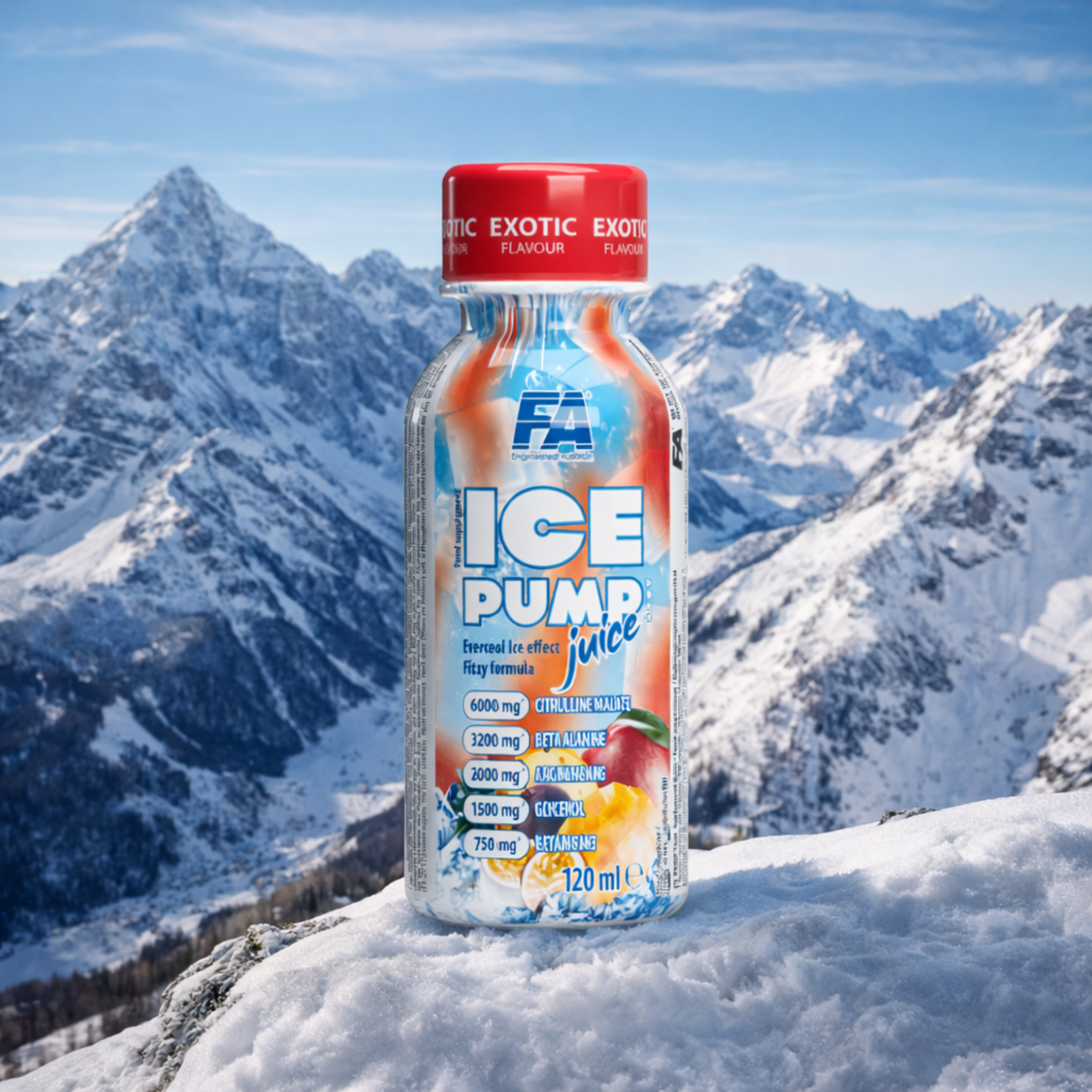 FITNESS AUTHORITY - Ice Pump Juice - 12x 120ml 