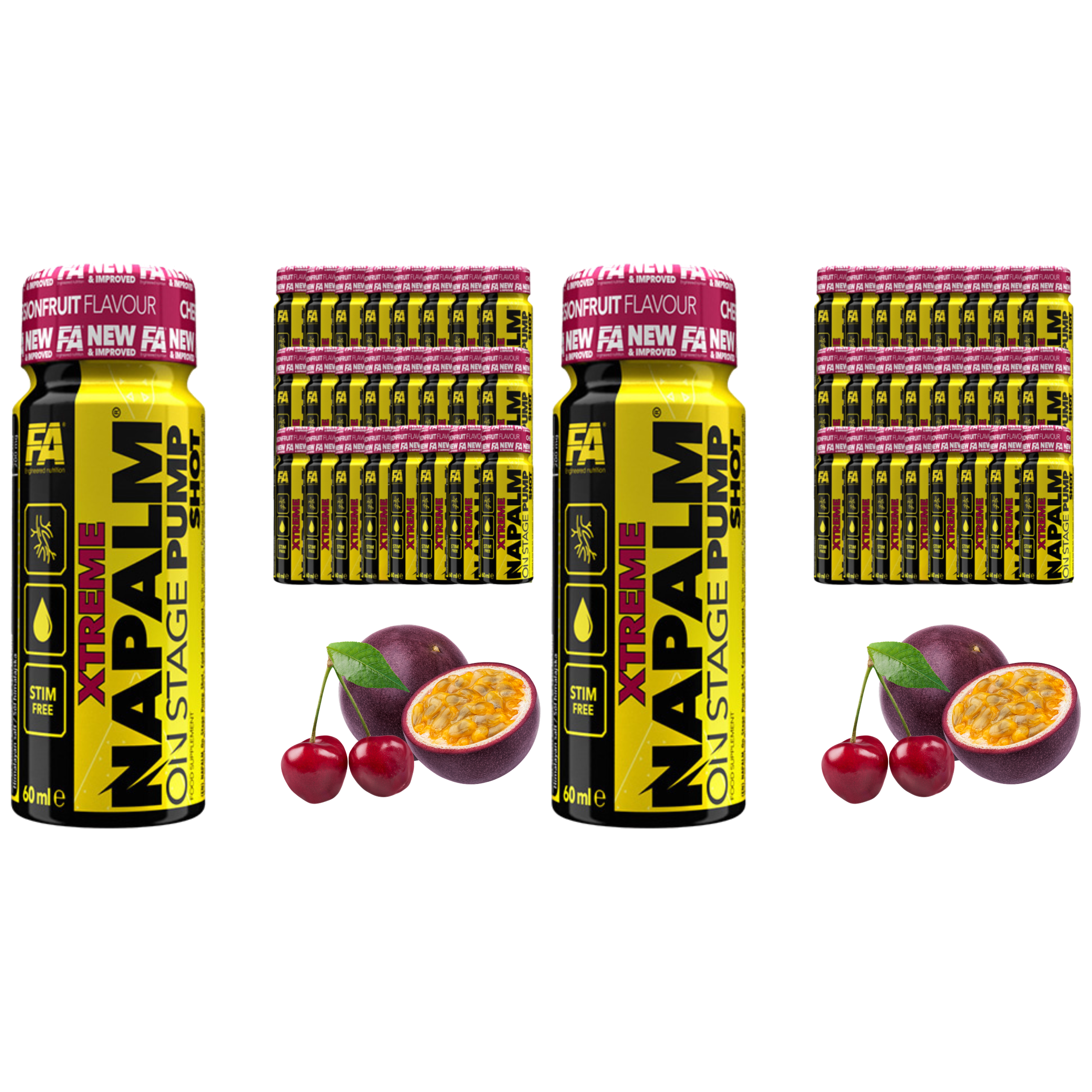FITNESS AUTHORITY - Xtreme Napalm On Stage SF Shot - 24x 2x 60ml