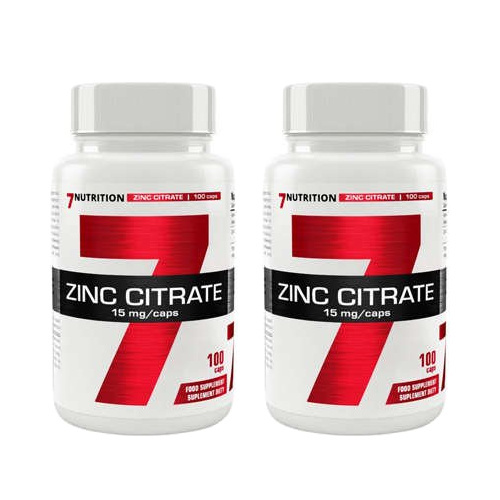 7 NUTRITION Zinc Citrate - 2x 100caps