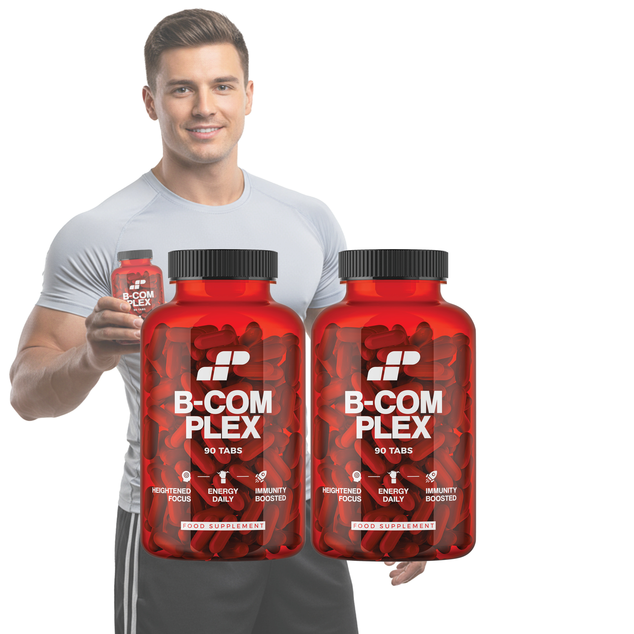 2x MP NUTRITION Vitamin B-Complex - 90tabs - Kompleks Witamin B