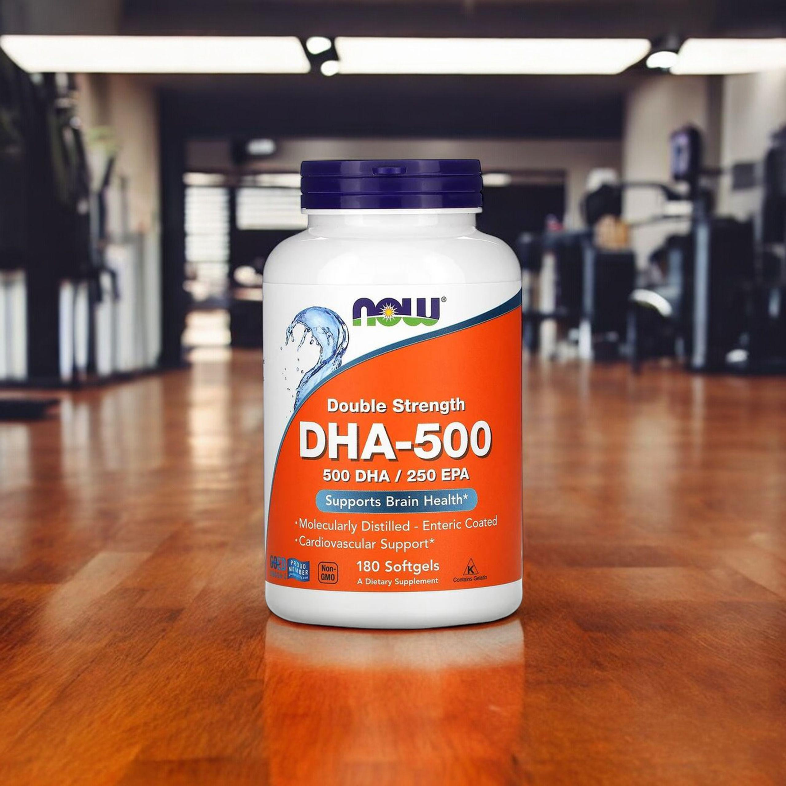NOW DHA 500mg - 2x 180softgels