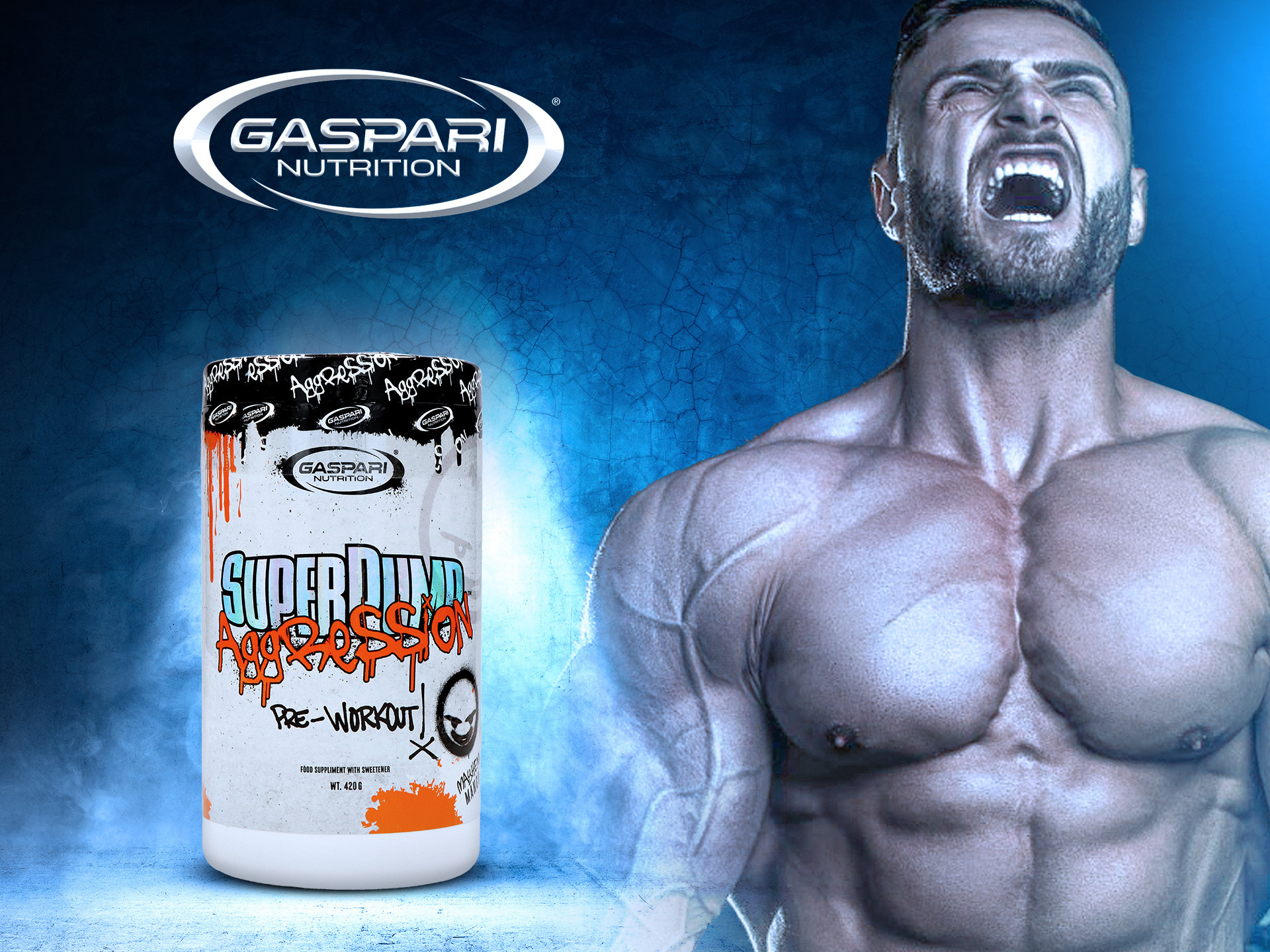 GASPARI NUTRITION Super Pump Aggression - 2x 420g