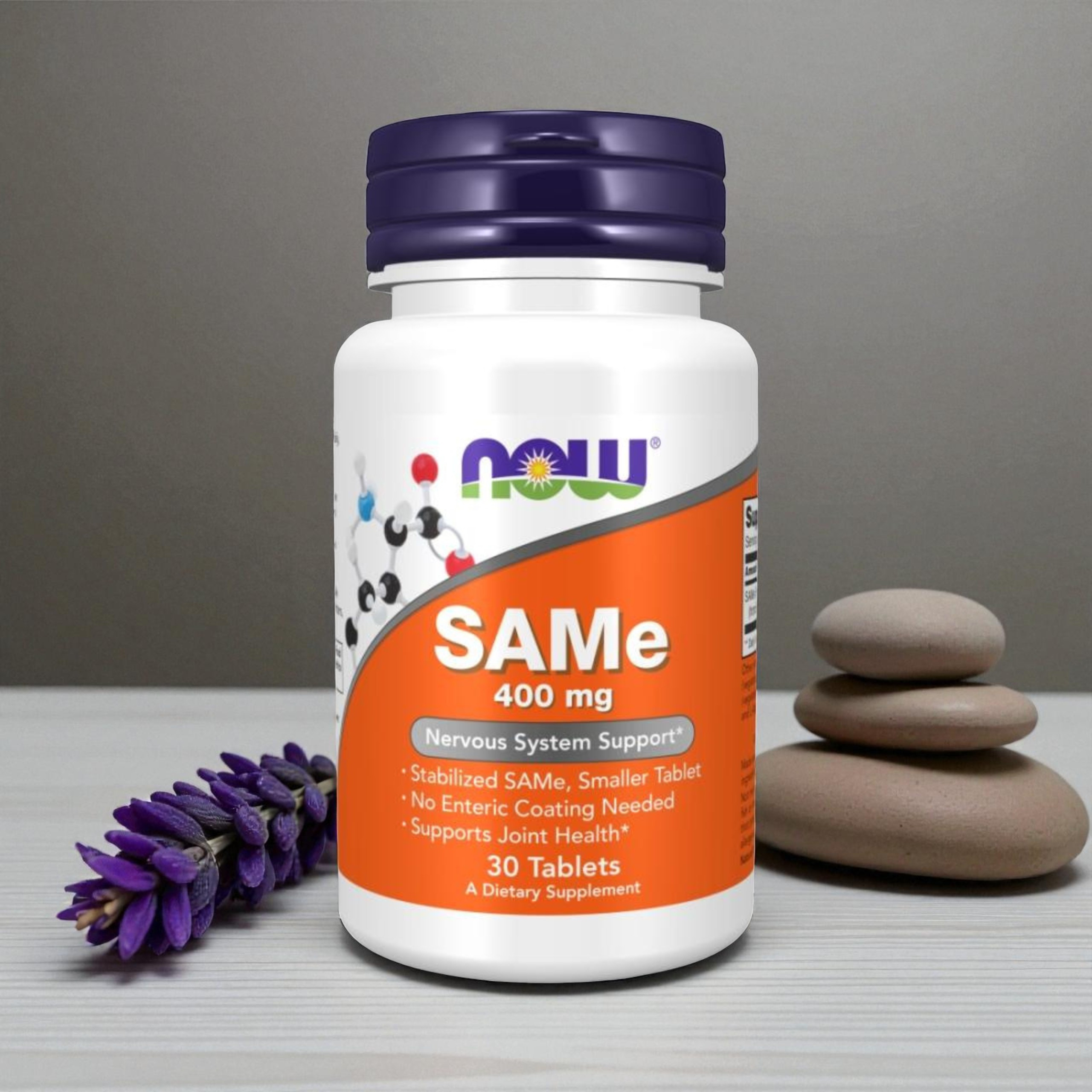 NOW - SAMe S-adenozylo L-metionina - 400mg - 2x 30tabs.