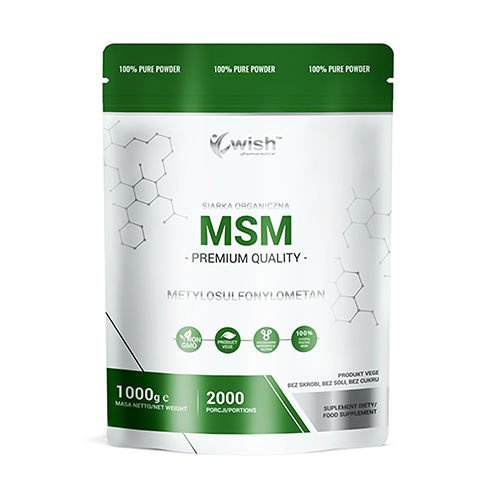 WISH Pharmaceutical MSM - 3x 1000g
