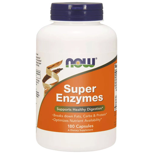 NOW - Super Enzymes - 180caps - WYPRZEDAŻ - 31-10