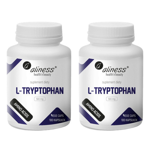 ALINESS - L-Tryptophan 500mg - 2x 100vcaps.