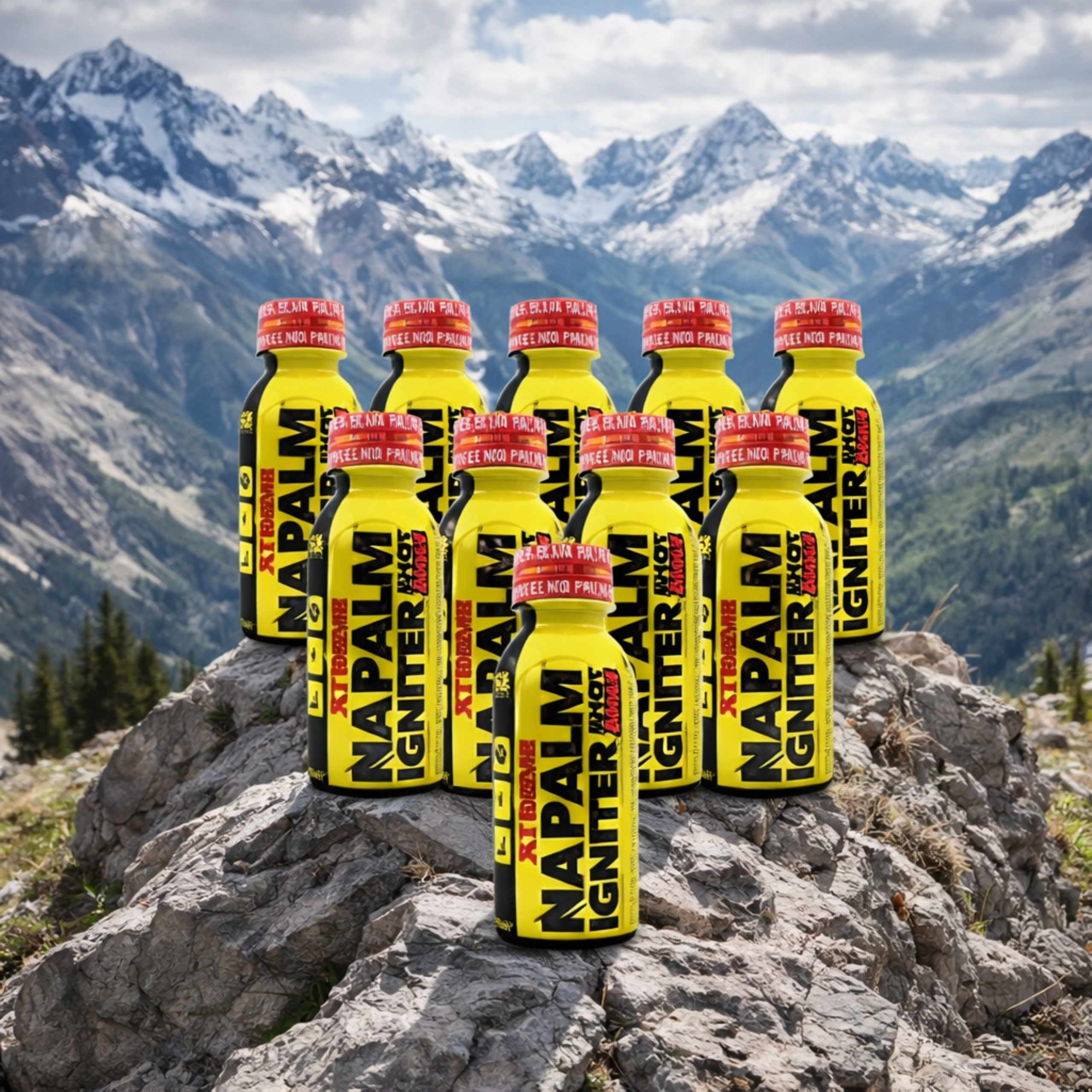 FITNESS AUTHORITY - Napalm Igniter Juice Shot - 12x 120ml 