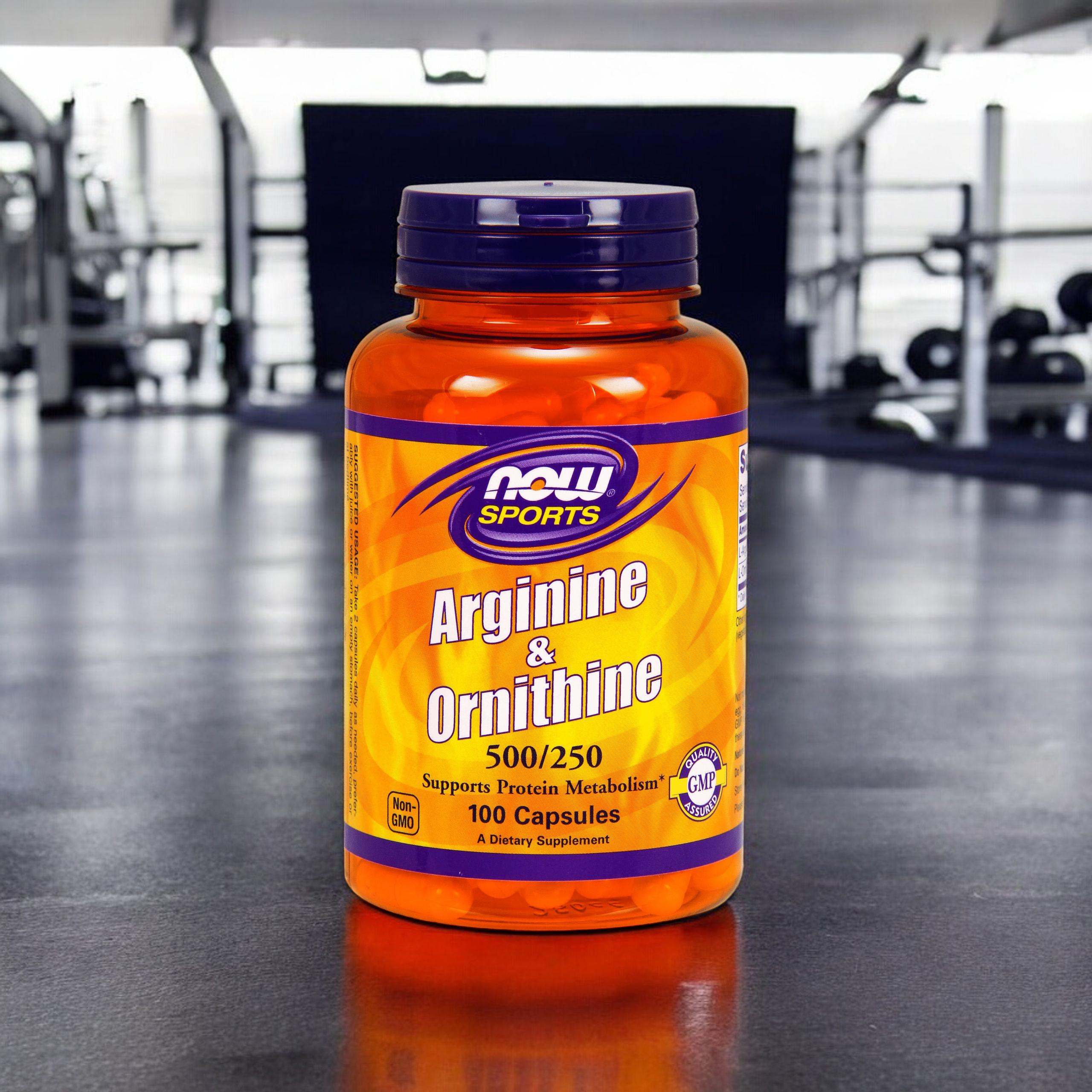 NOW Arginine & Ornithine - 2x 100caps