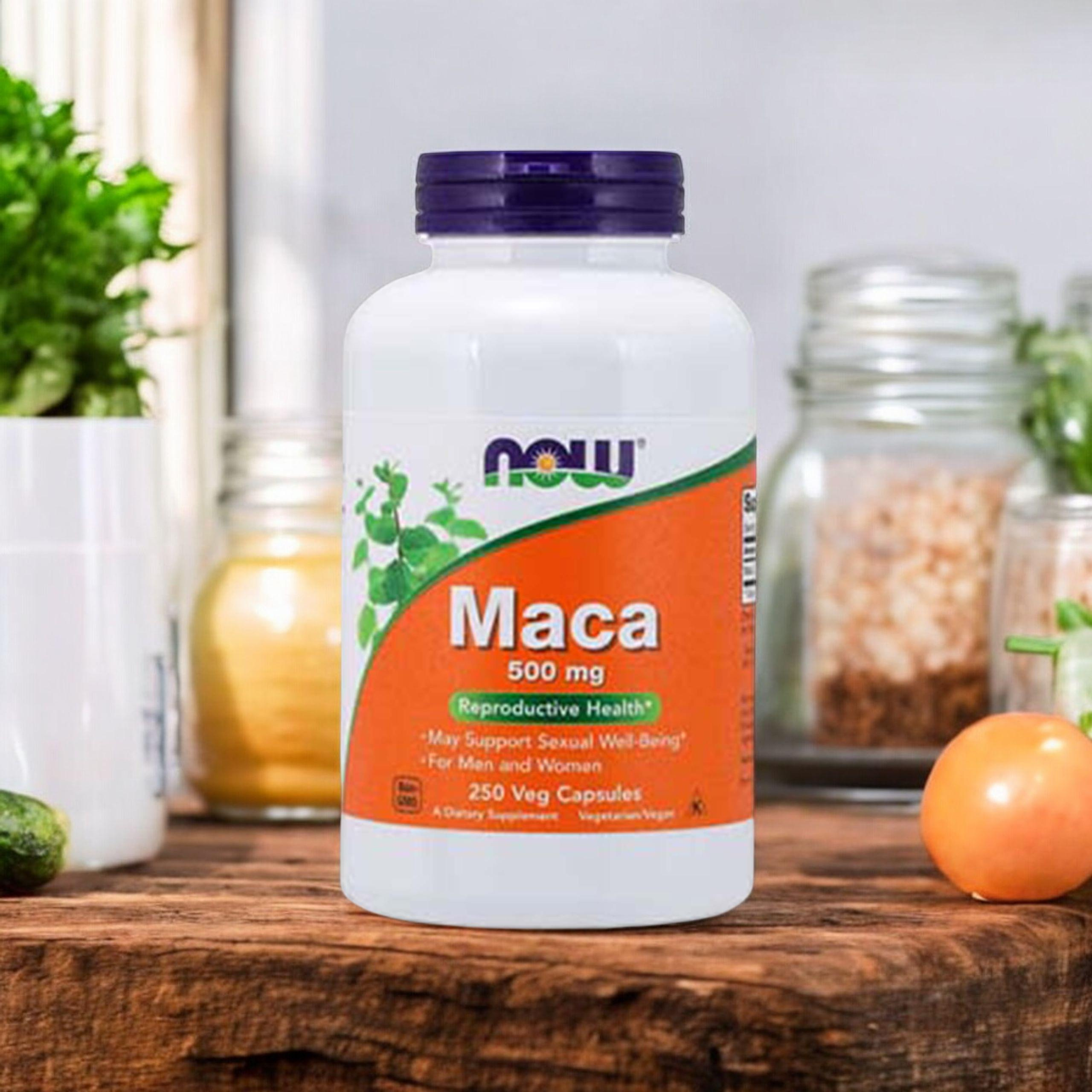 NOW Maca 500mg - 2x 250vcaps.