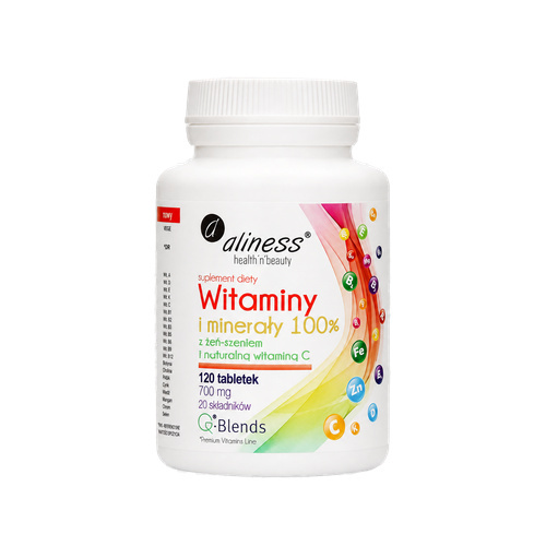 ALINESS Witaminy i Minerały 100% - 120tab