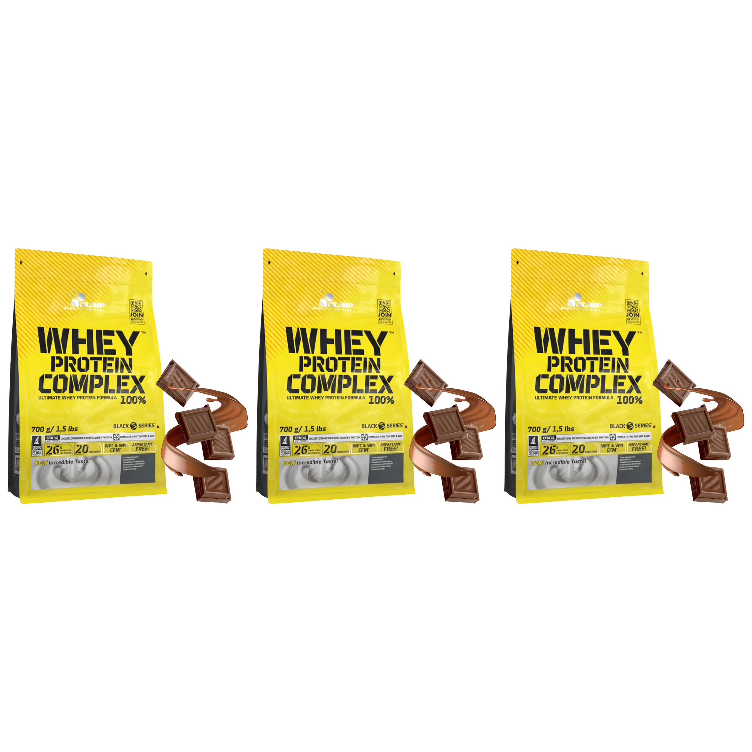 OLIMP Whey Protein Complex 100% - 3x 700g