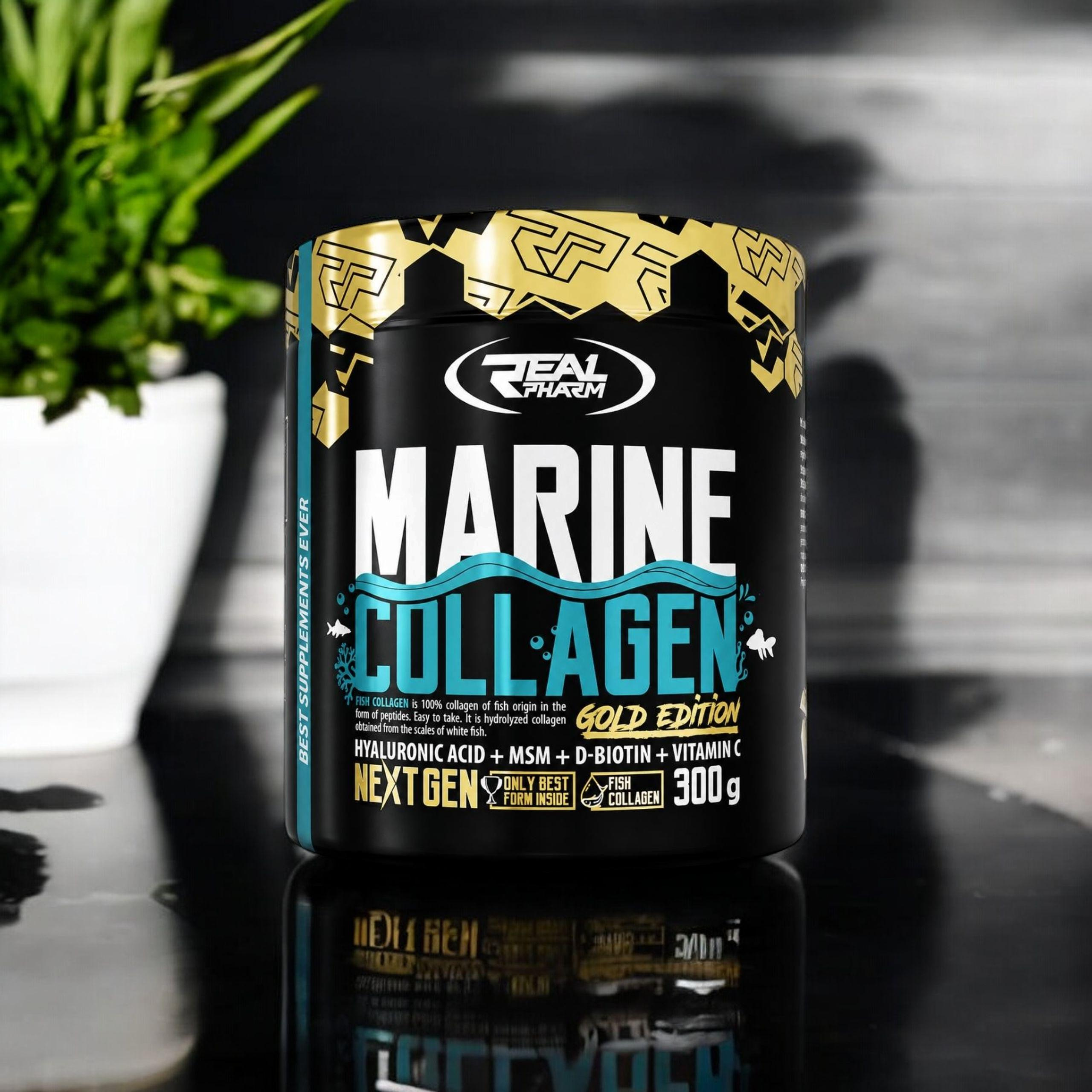 REAL PHARM - Marine Collagen - 300g - Raspberry Lemonade