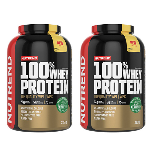 NUTREND 100% Whey Protein - 2x 2250g