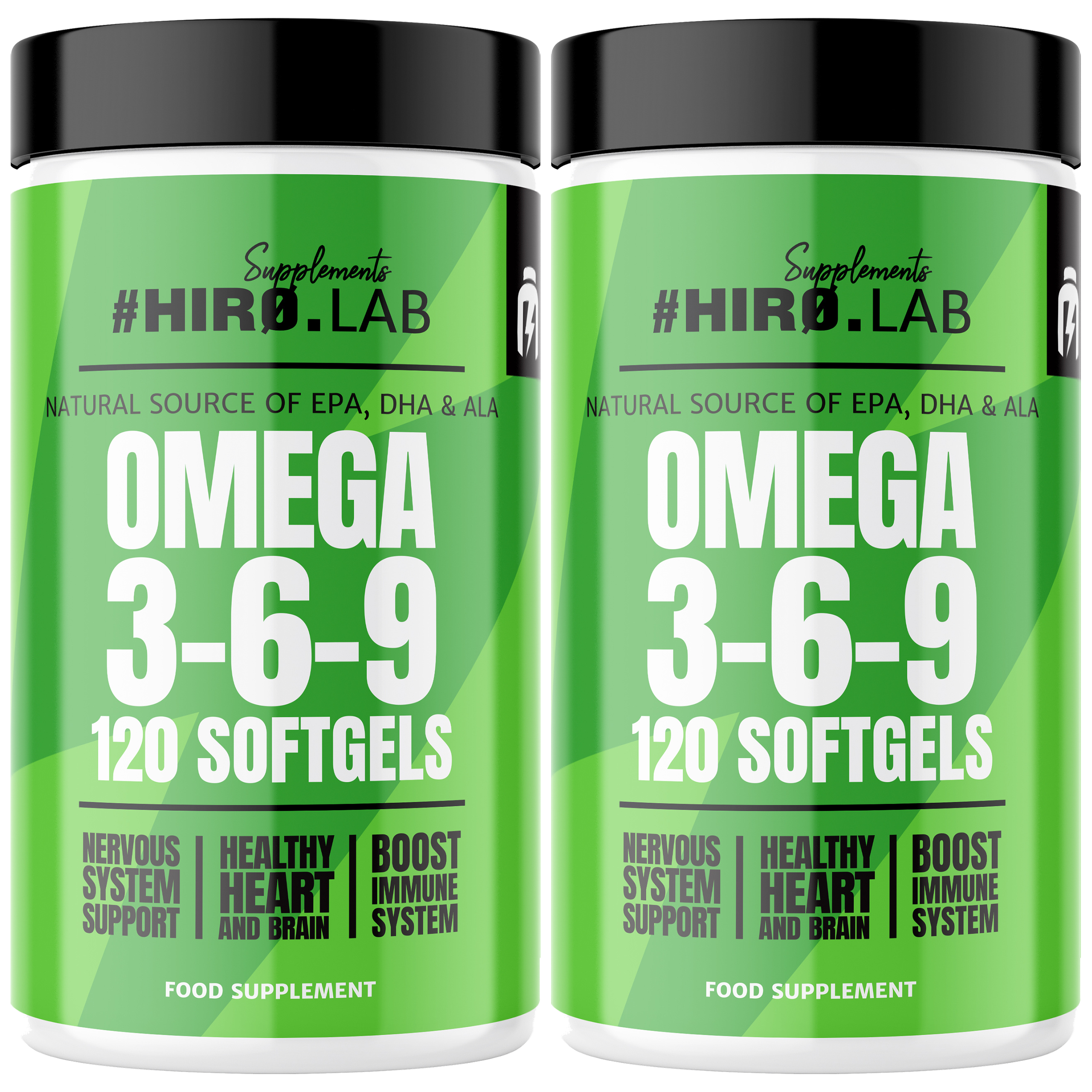 HIRO.LAB Omega 3-6-9 - 2x 120softgels