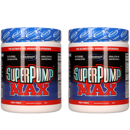 GASPARI NUTRITION - Pump Max - 2x 500g - Fruit Punch
