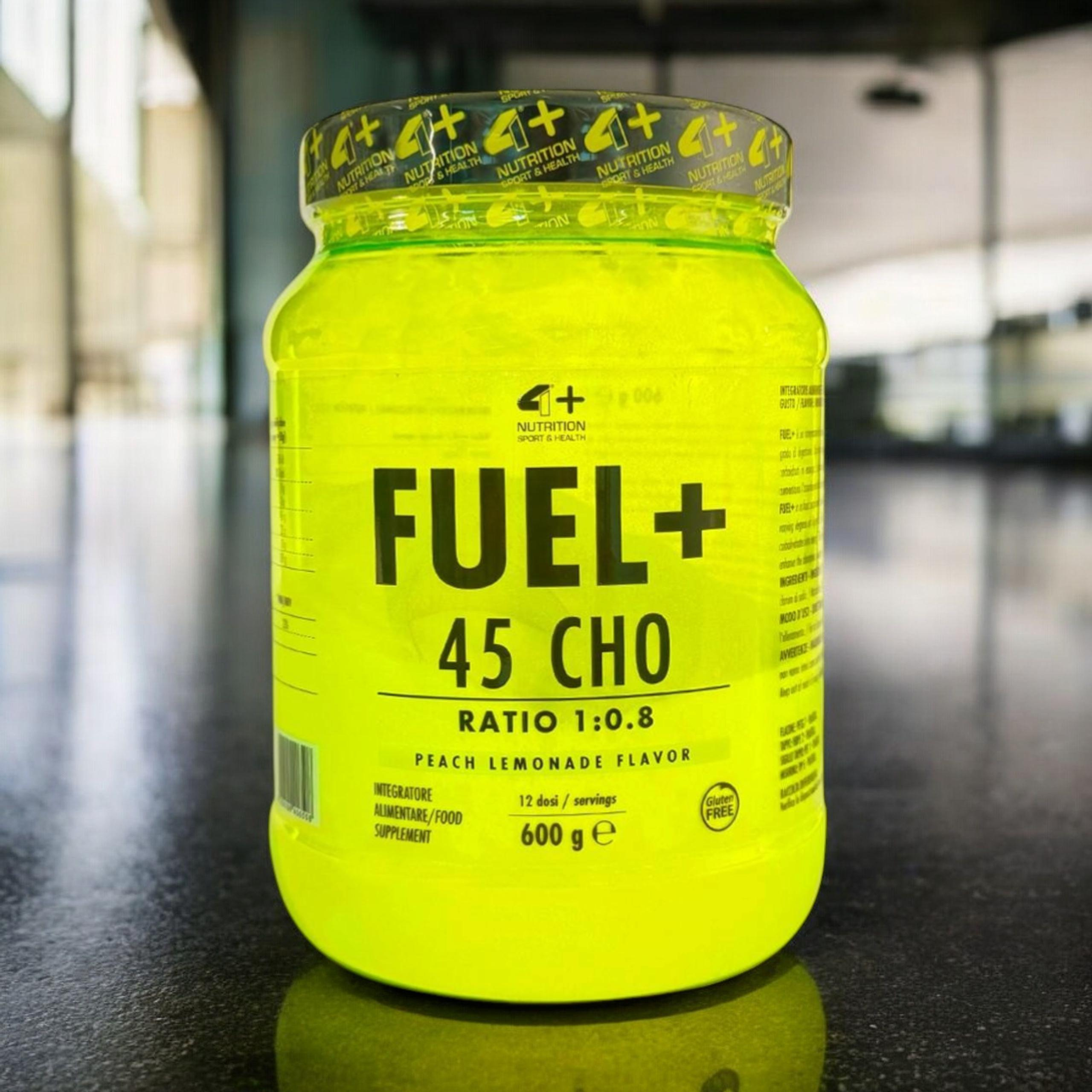 4+ NUTRITION - Fuel+ 45 CHO - 600g - Peach Lemonade