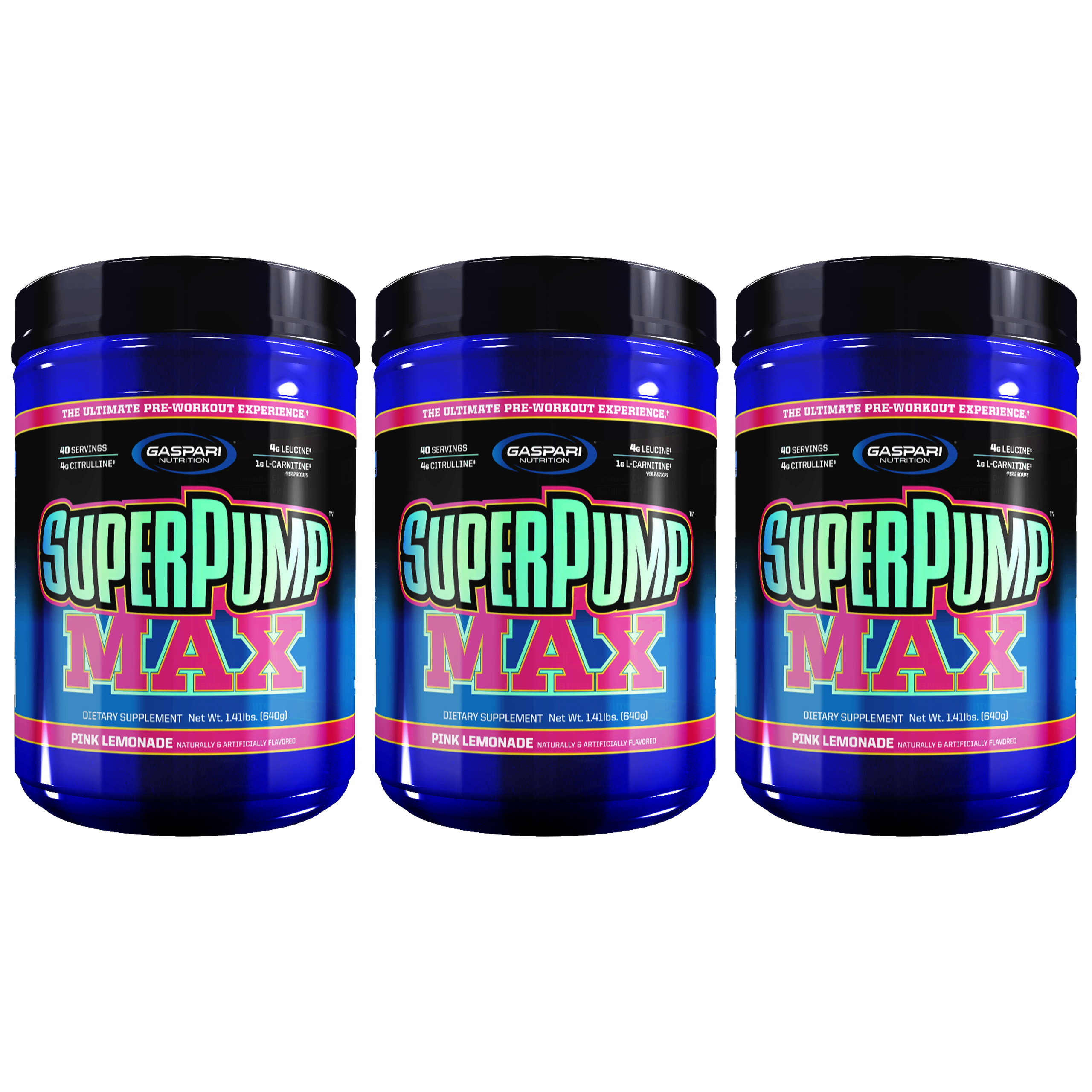 GASPARI NUTRITION Super Pump Max - 3x 640g