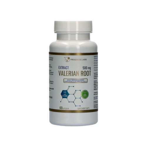 PROGRESS LABS Extract Valerian Root 500mg - 60caps