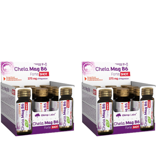 OLIMP - Chela-Mag B6 Forte Shot - 9x 2x 25ml - Orange