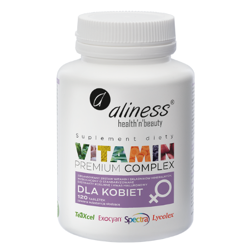 ALINESS - Premium Vitamin Complex for Women - 2x 120tabs.