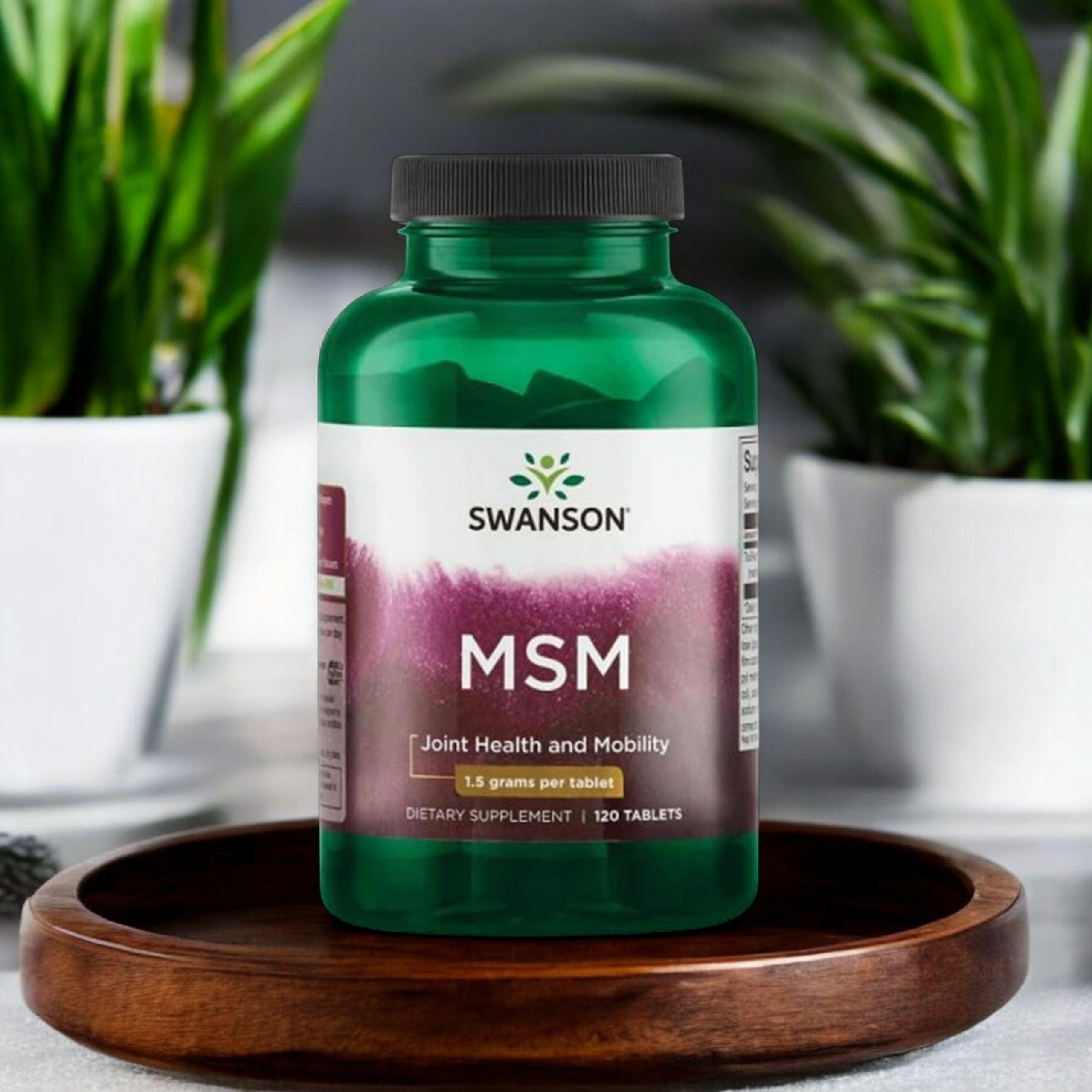 SWANSON MSM 1500mg - 2x 120tabs