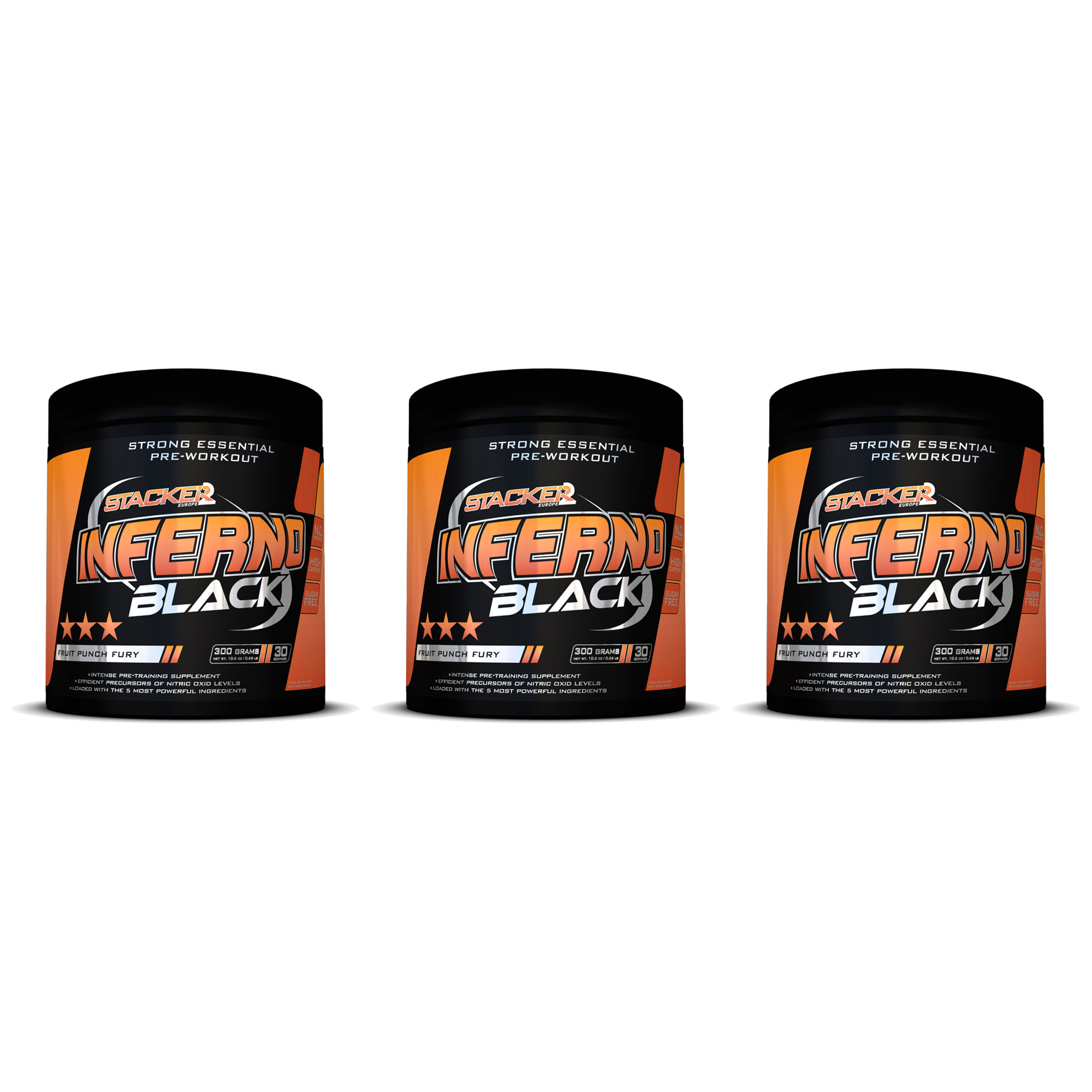 STACKER2 Inferno Black - 3x 300g