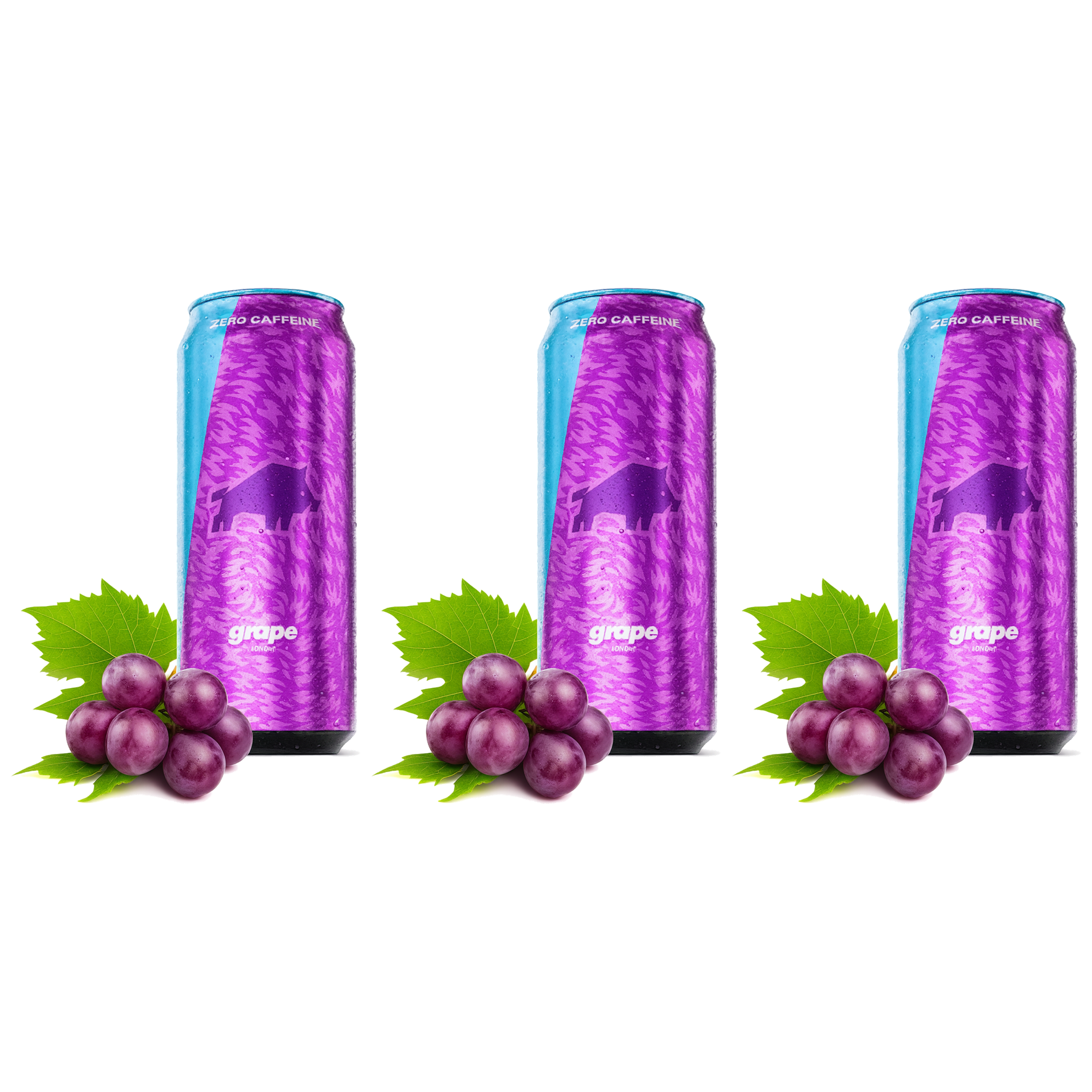 DZIK - Dzik Energy Zero - 3x 500ml - Grape