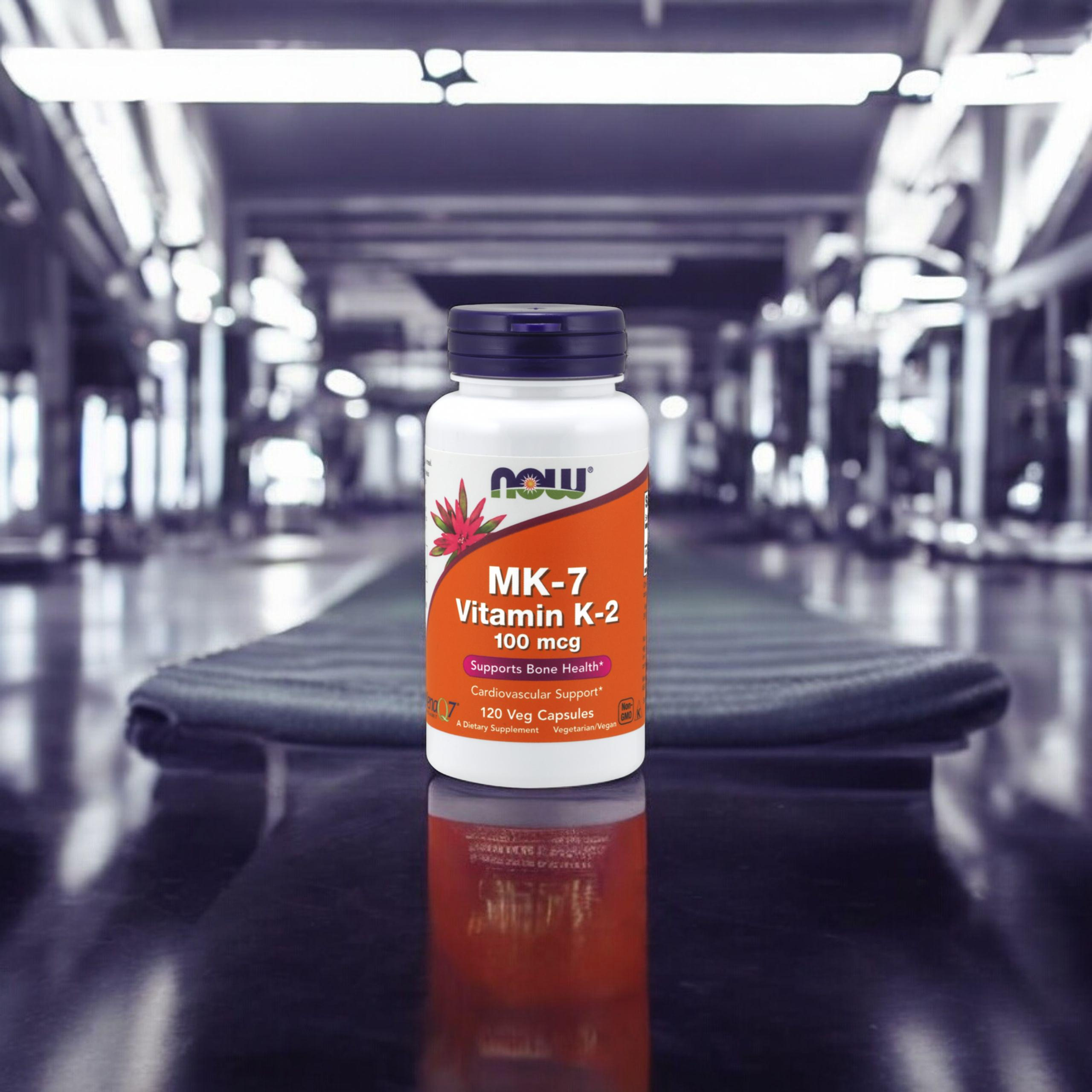NOW Vitamin K-2 MK7 100mcg - 3x 120vcaps