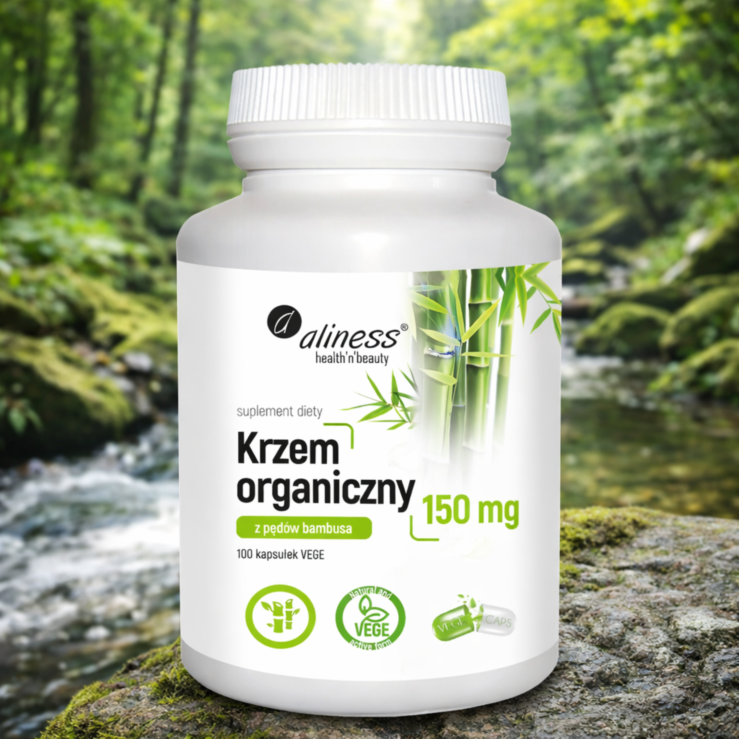 ALINESS - Krzem Organiczny 150mg - 100vcaps.