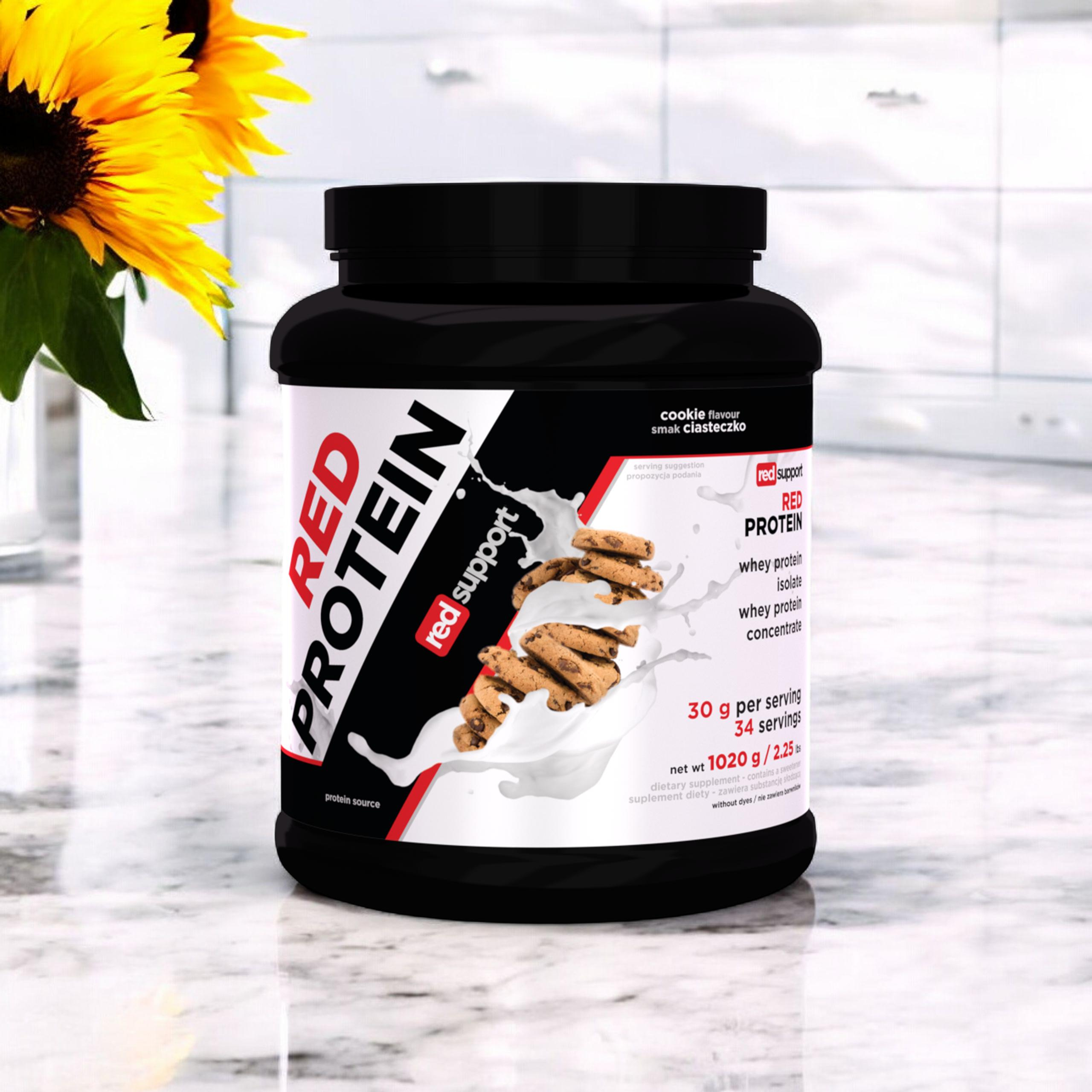 RED SUPPORT Red Protein - 1020g - WYPRZEDAŻ - 31-07