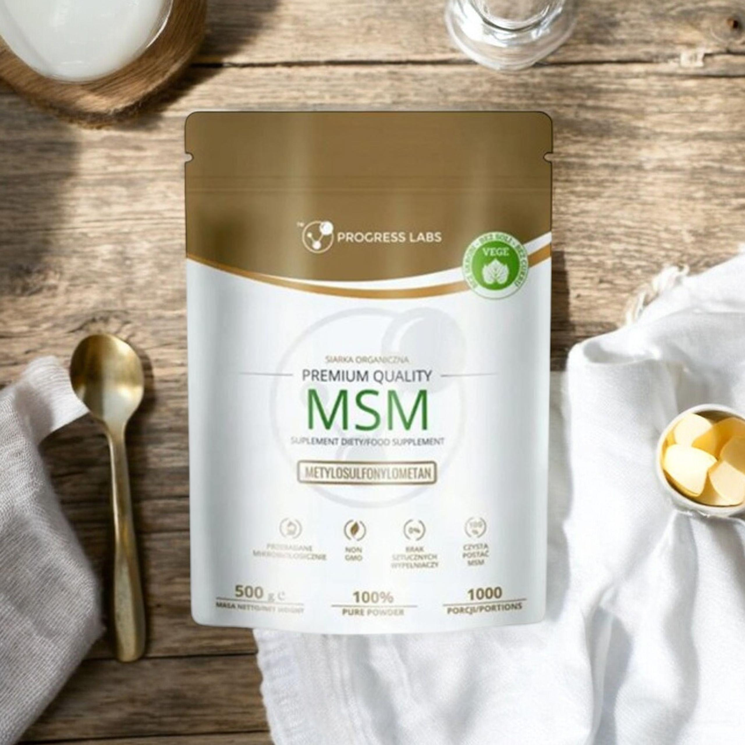 PROGRESS LABS MSM (Siarka Organiczna) - 2x 500g