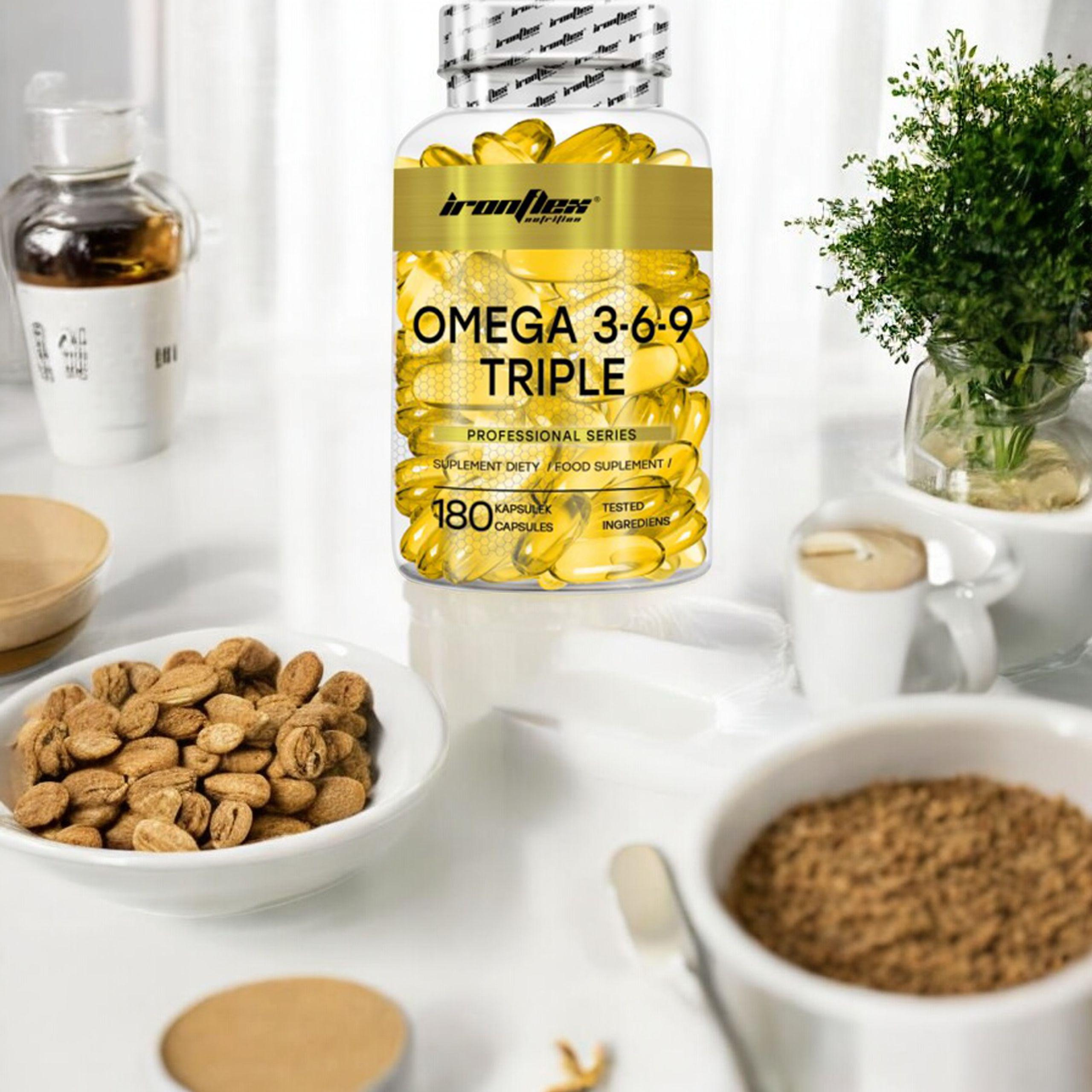 IronFlex Omega 3-6-9 Triple - 2x 180caps.