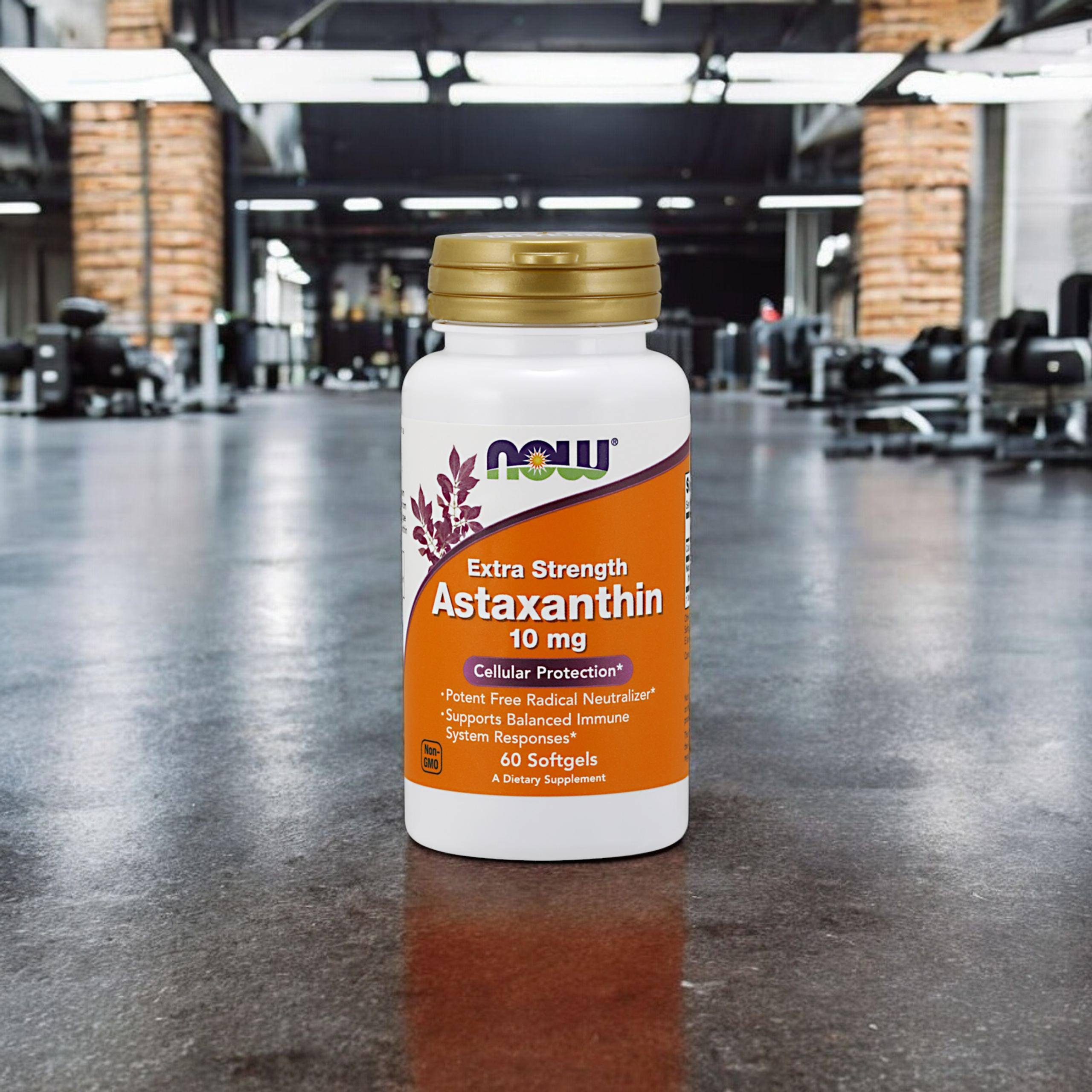 NOW Astaxanthin 10mg - 3x 60softgels (Extra Strength)