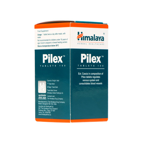 HIMALAYA Pilex - 2x 100tabs.