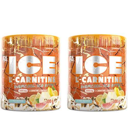 FITNESS AUTHORITY - L-Carnitine - 2x 300g - Fruit Massage