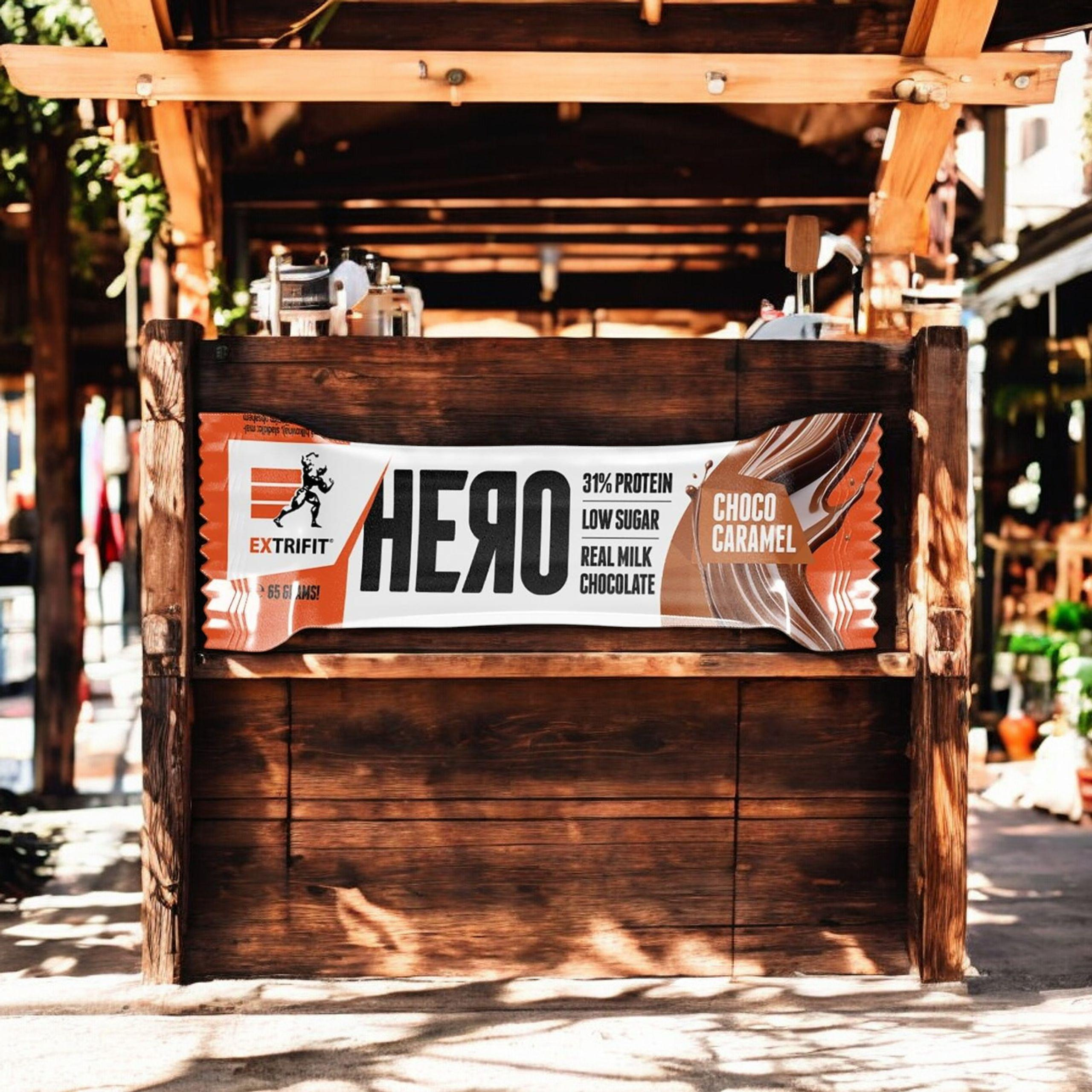 EXTRIFIT - Baton Hero - 65g - Chocolate Caramel