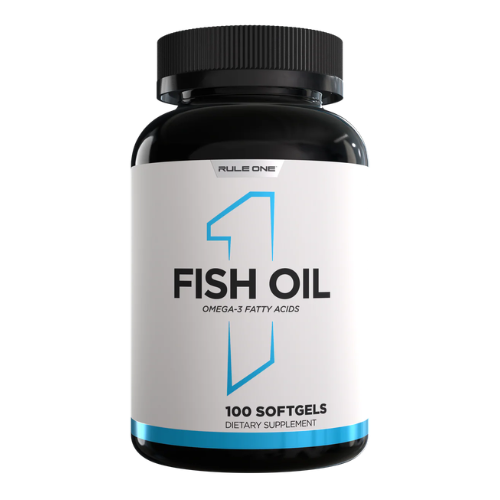 RULE 1 - R1 Fish Oil Omega 3 Fatty Acids - 100softgels.