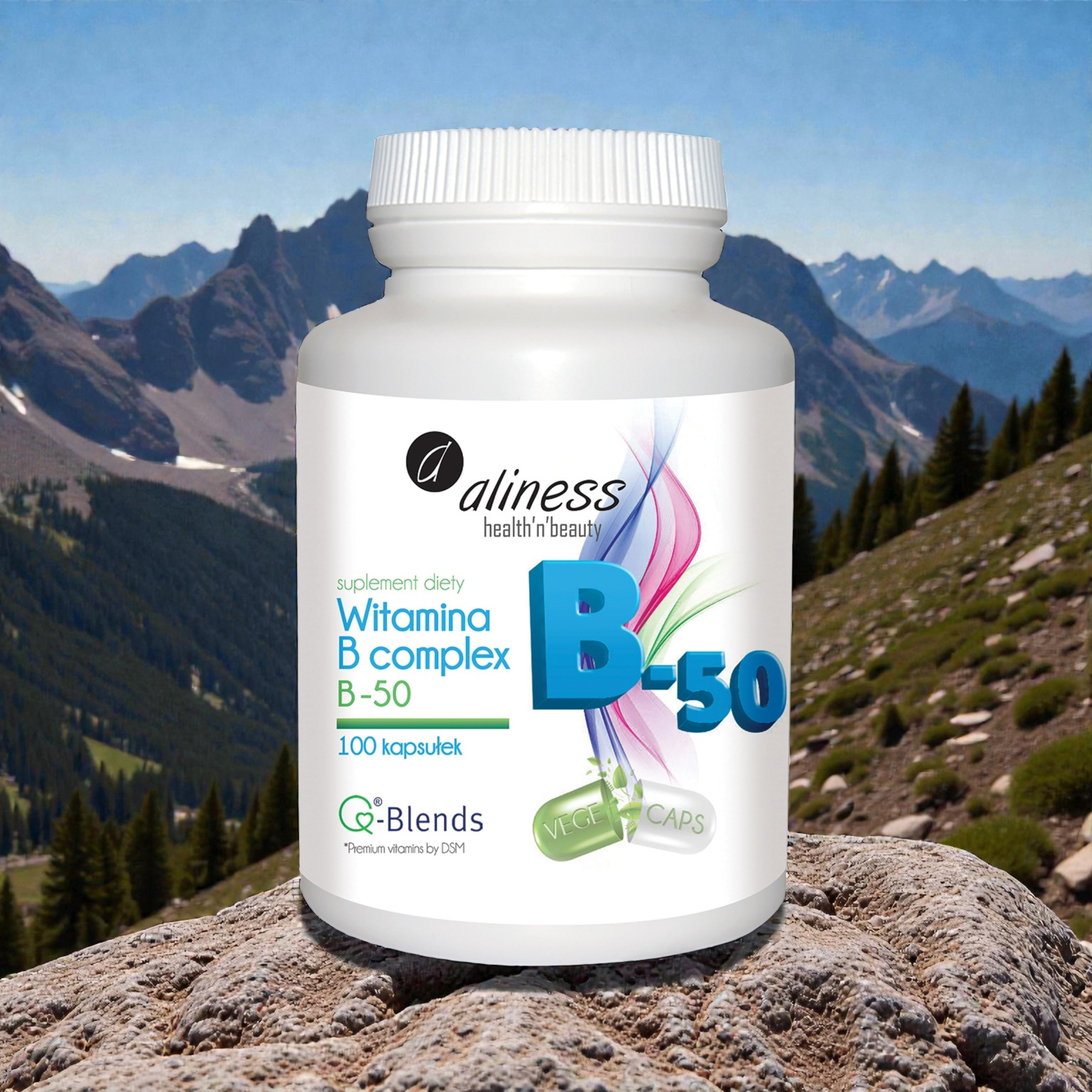 ALINESS - Witamina B Complex B-50 3x 100vcaps.