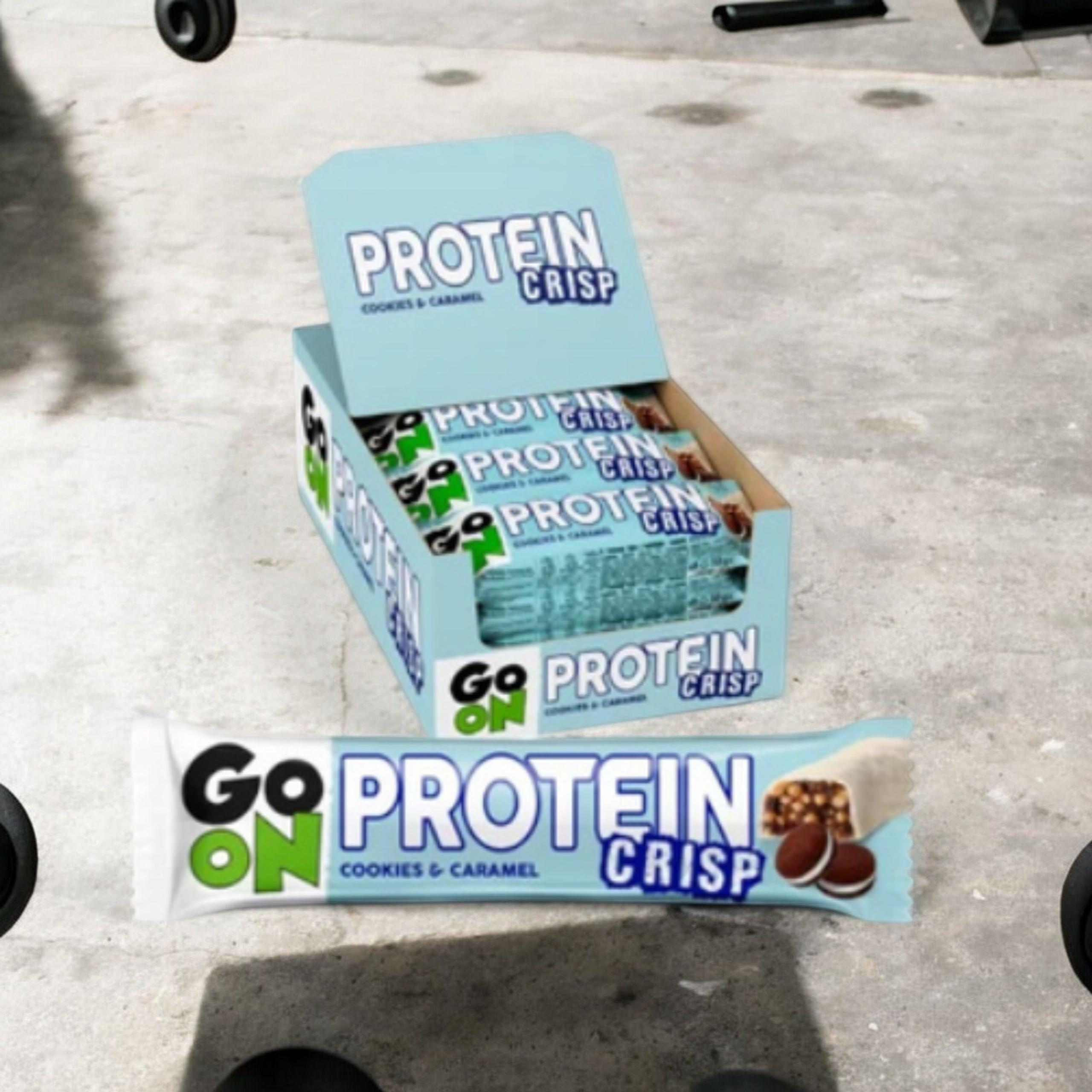 SANTE Baton Go On Protein Crisp - 24x 50g - WYPRZEDAŻ - 13-10