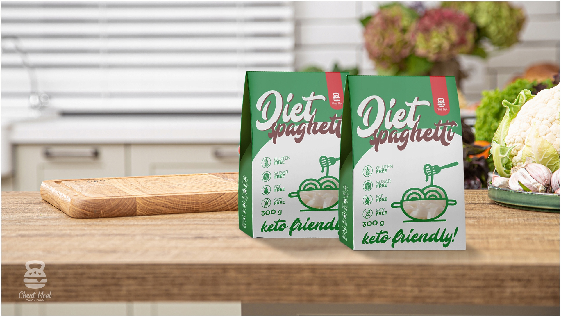 Cheat Meal Nutrition Diet Tagliatelle - 400g (300g netto) + Diet Spaghetti 400g (300g netto)