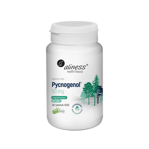 ALINESS - Pycnogenol Extract 65% 50mg - 60vcaps.