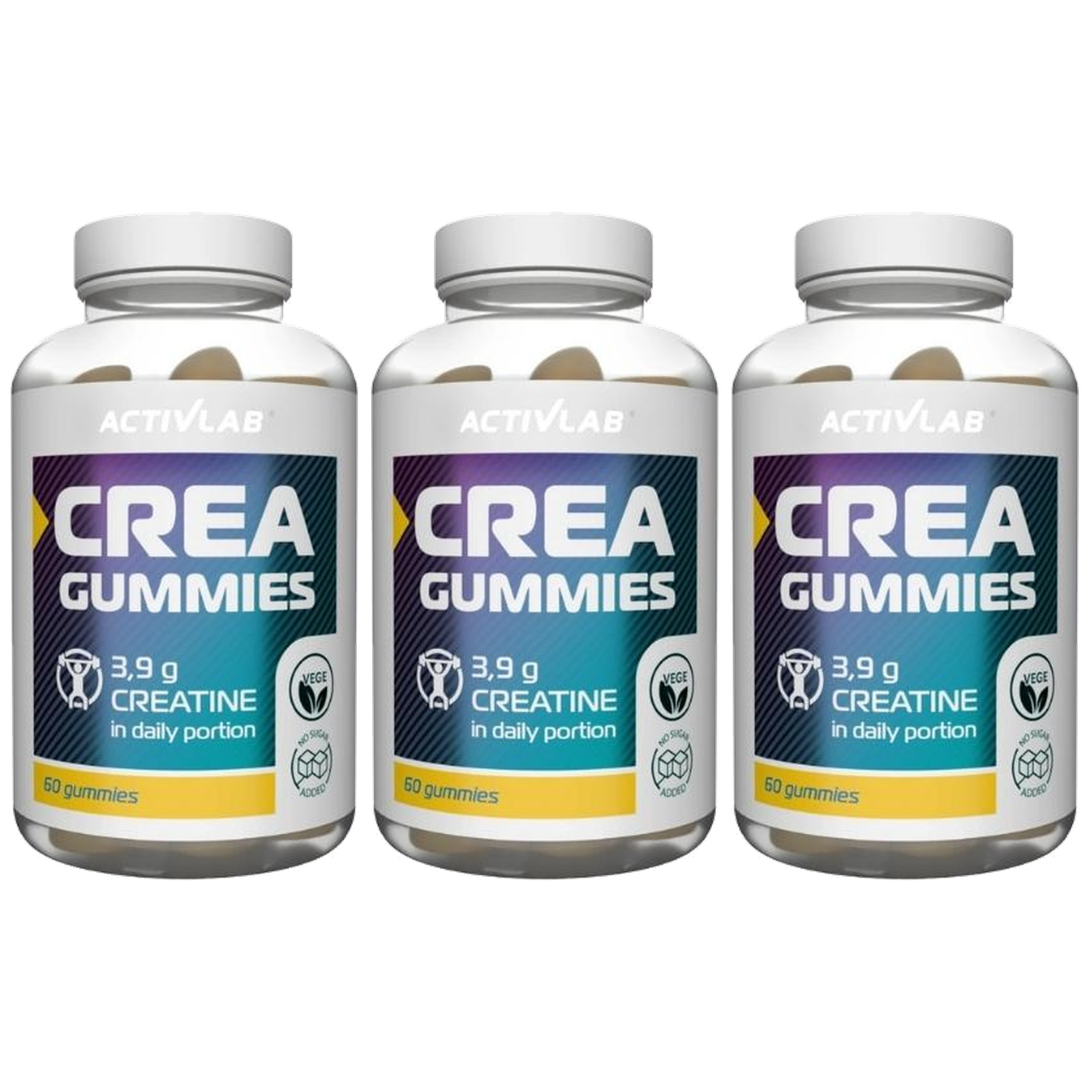 ACTIVLAB Crea Gummies 60pcs — zestaw 3x