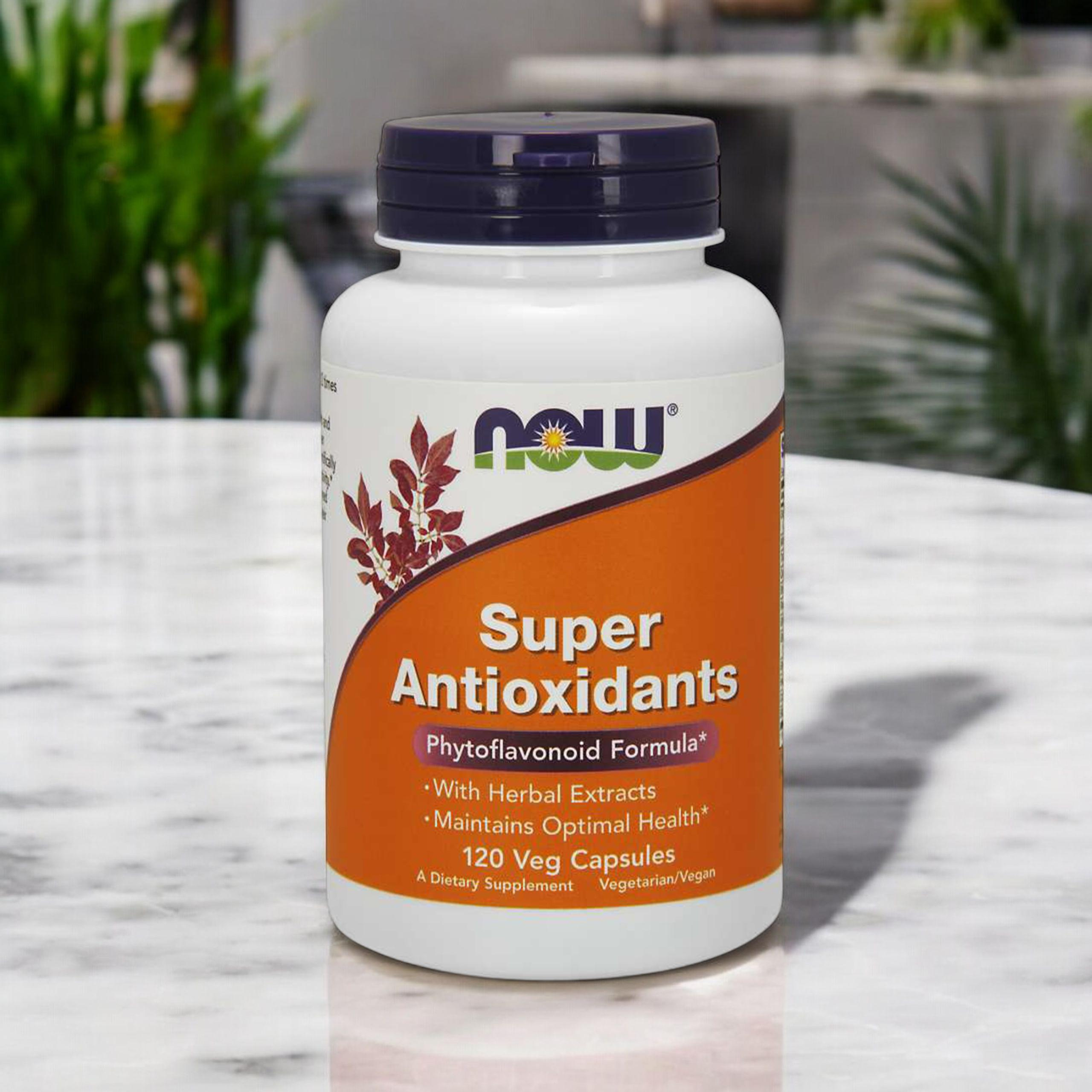 NOW Super Antioxidants - 3x 120veg caps.