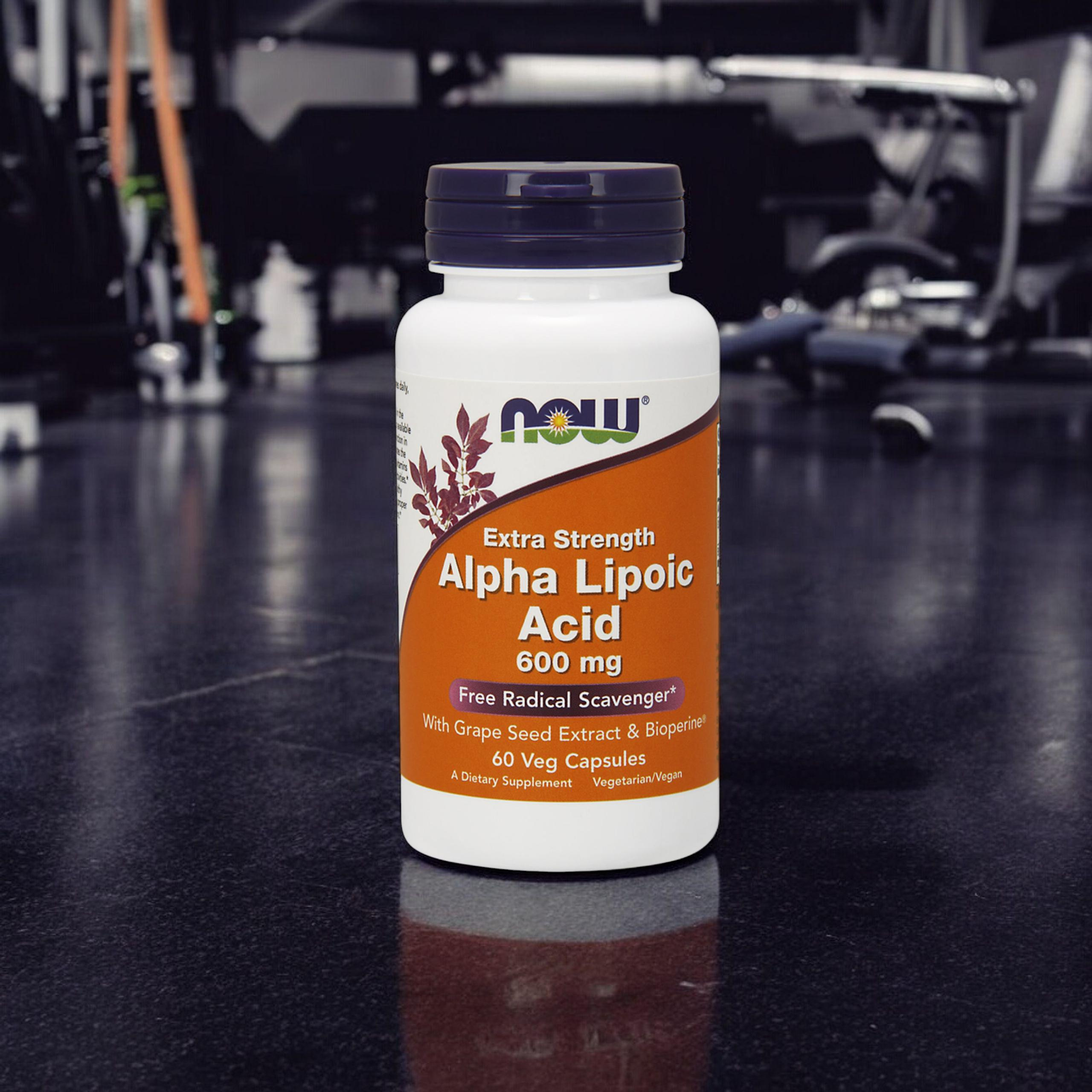 NOW Alpha Lipoic Acid 600mg - 3x 60vegcaps.