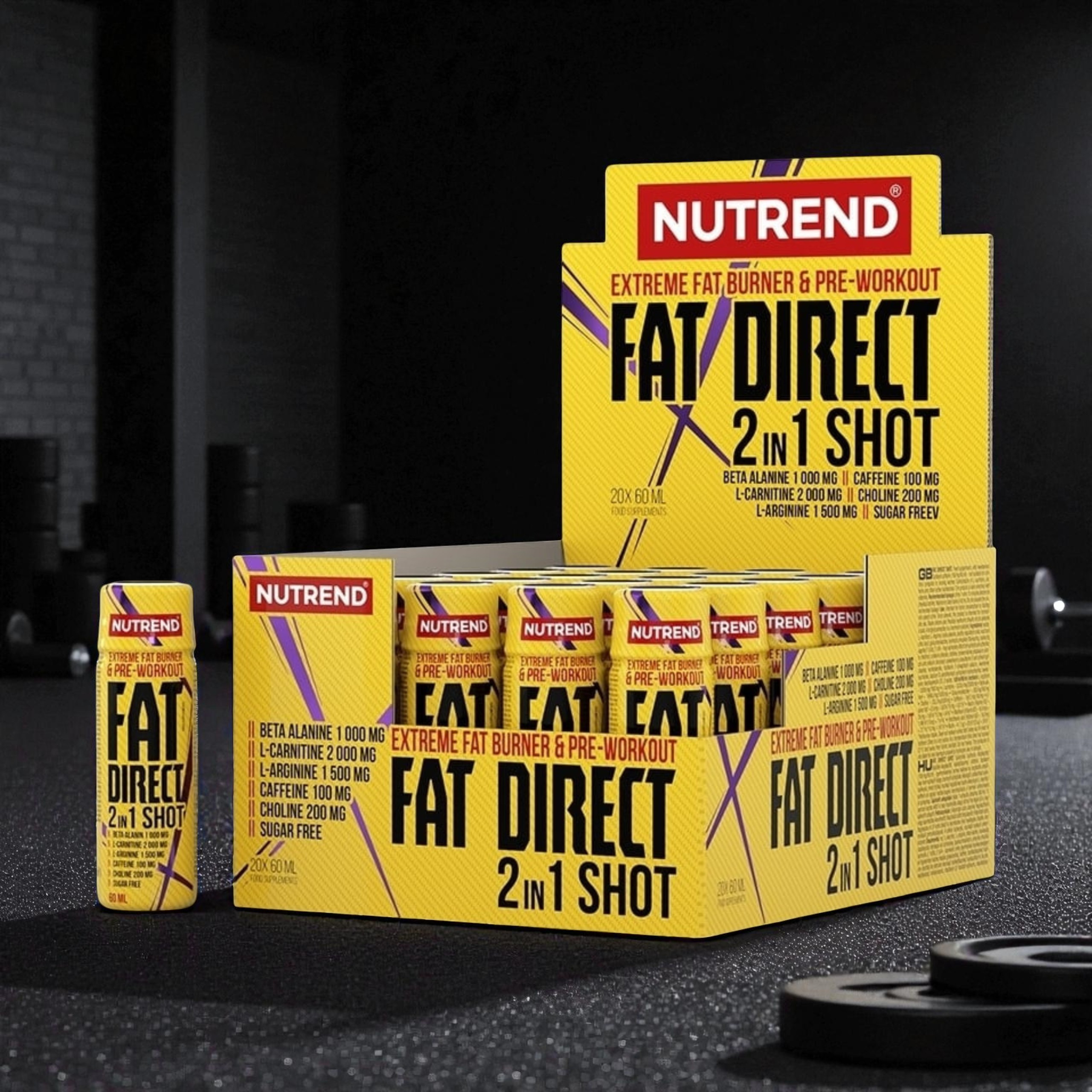 NUTREND - Fat Direct 2in1 Shot - 3x 60ml x20